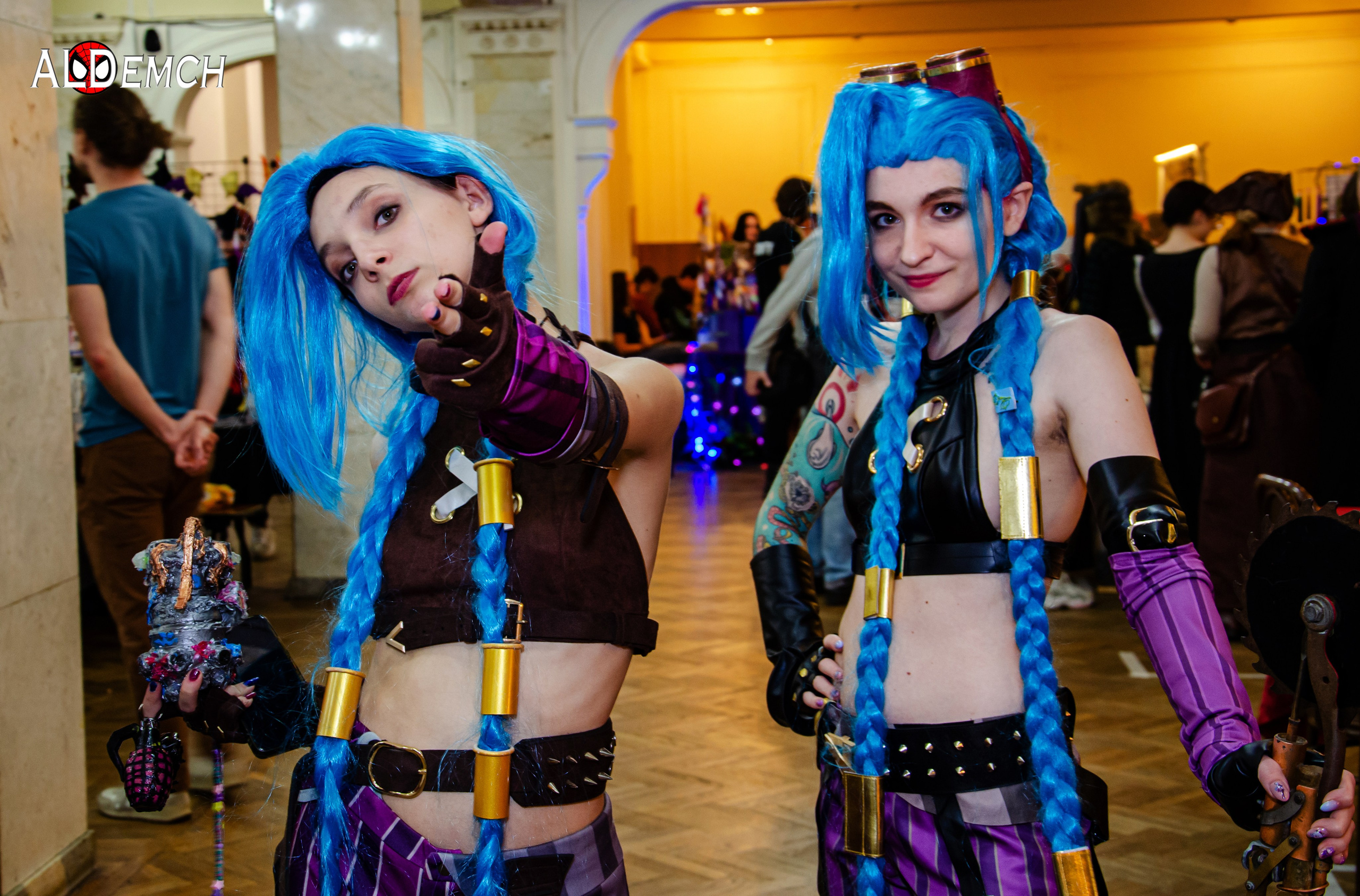 Аркейн, Ви, Джинкс, Лига Легенд персонажи косплей фото