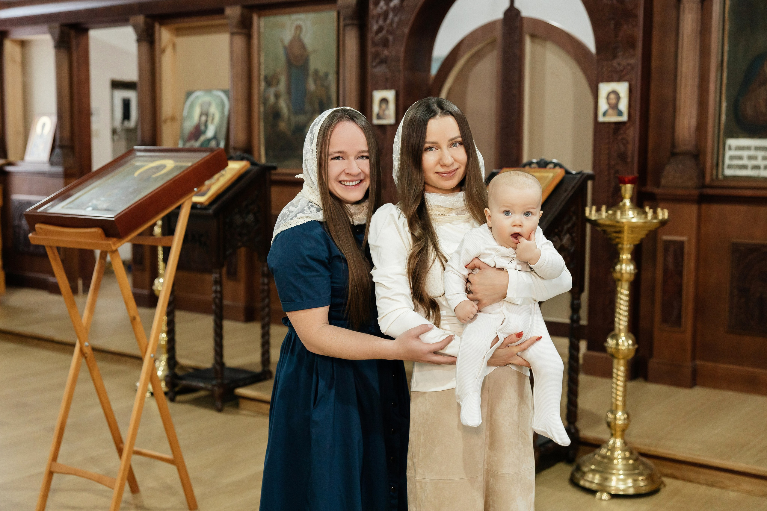 Таинства Крещения Мирона и Владимира. Семейный фотограф в Рязани и Рязанской области