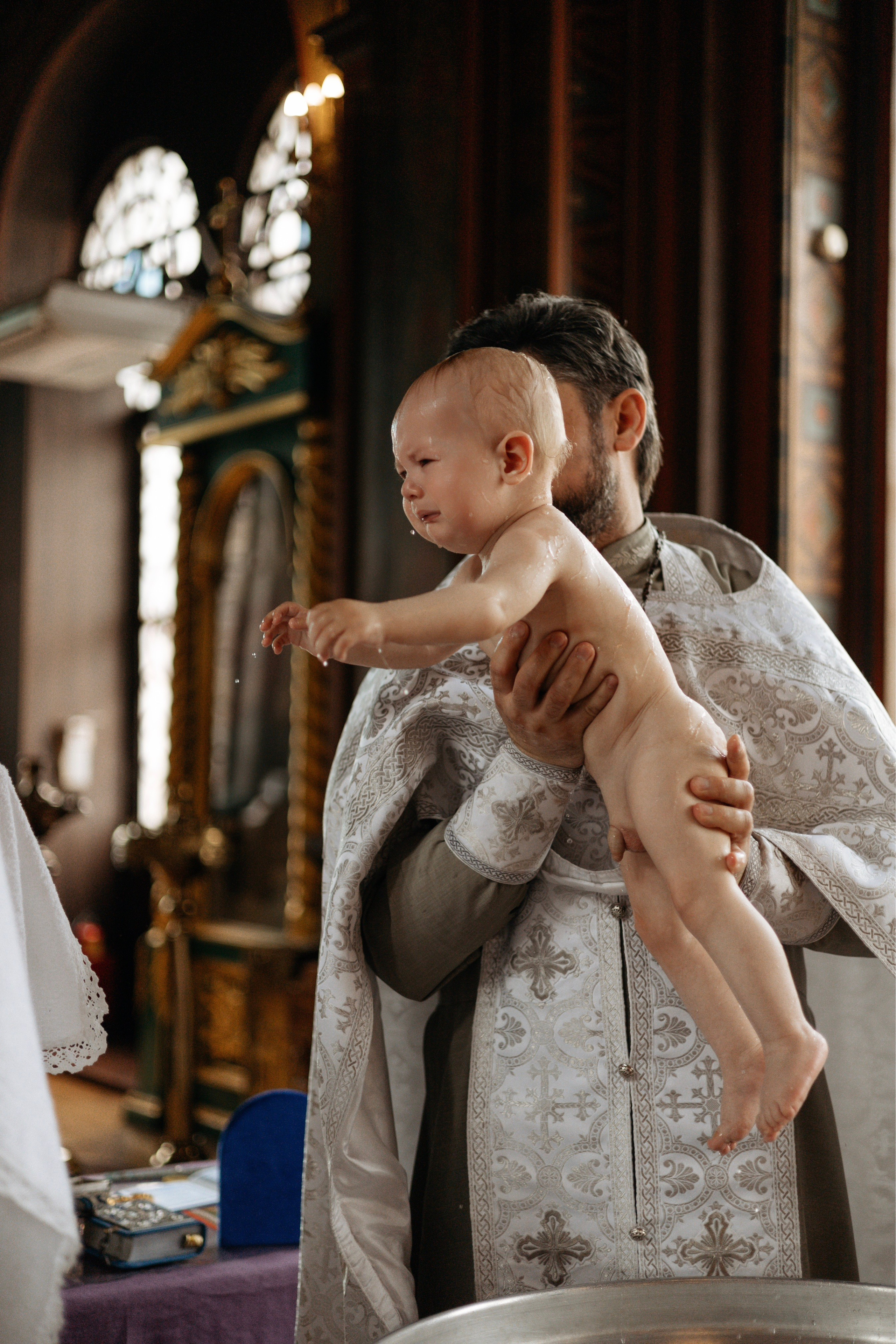 Крещение Артёма. Самый теплый фотограф в Краснодаре Рябоконь Ксения