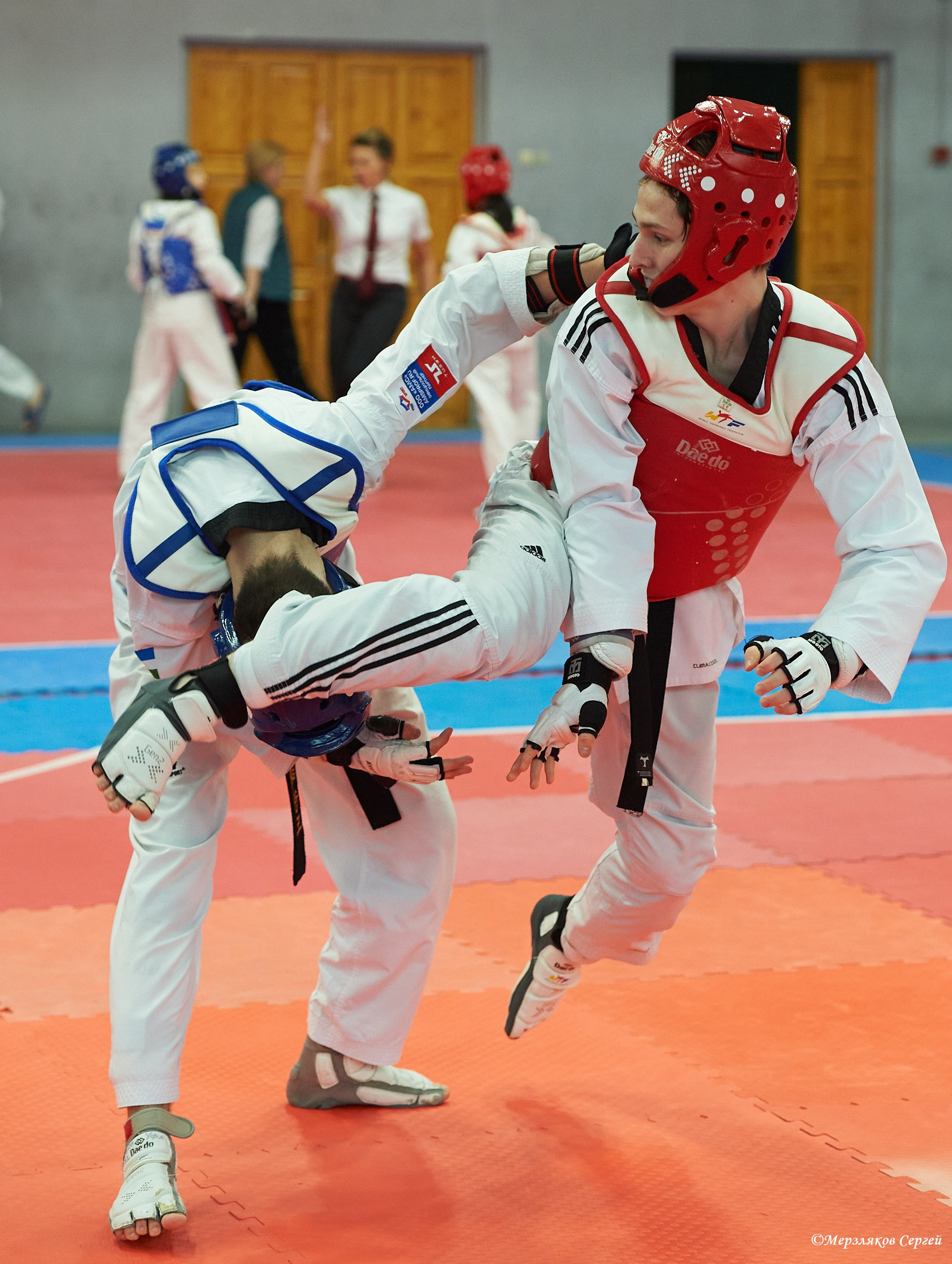 Тхэквондо. ПФО. Ижевск. 2023.02.12. Спортивный репортажный фотограф в Ижевске Сергей Мерзляков