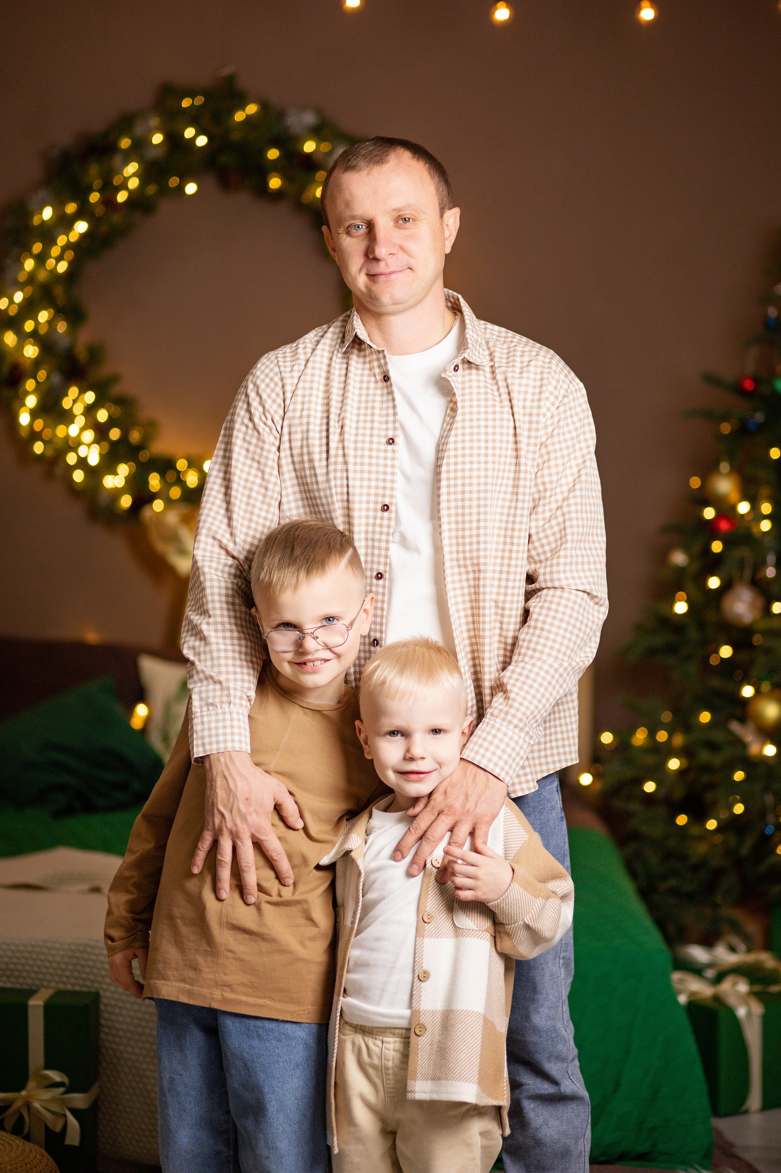 Семейная новогодняя фотосессия. Семейный, детский, свадебный фотограф в Георгиевске Дарья Домникова