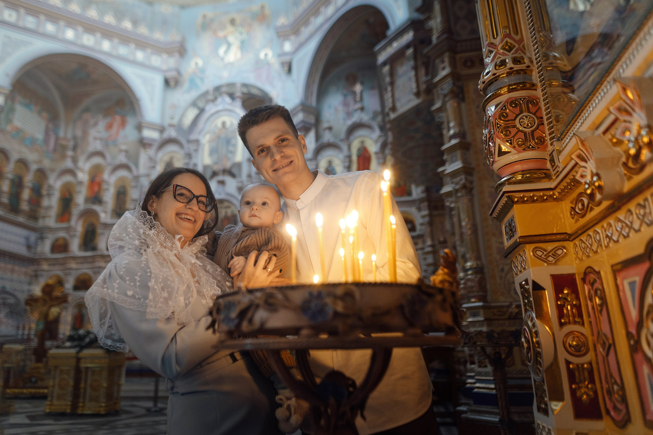 Крещение Матвея, храм Святой Троицы, декабрь 2025