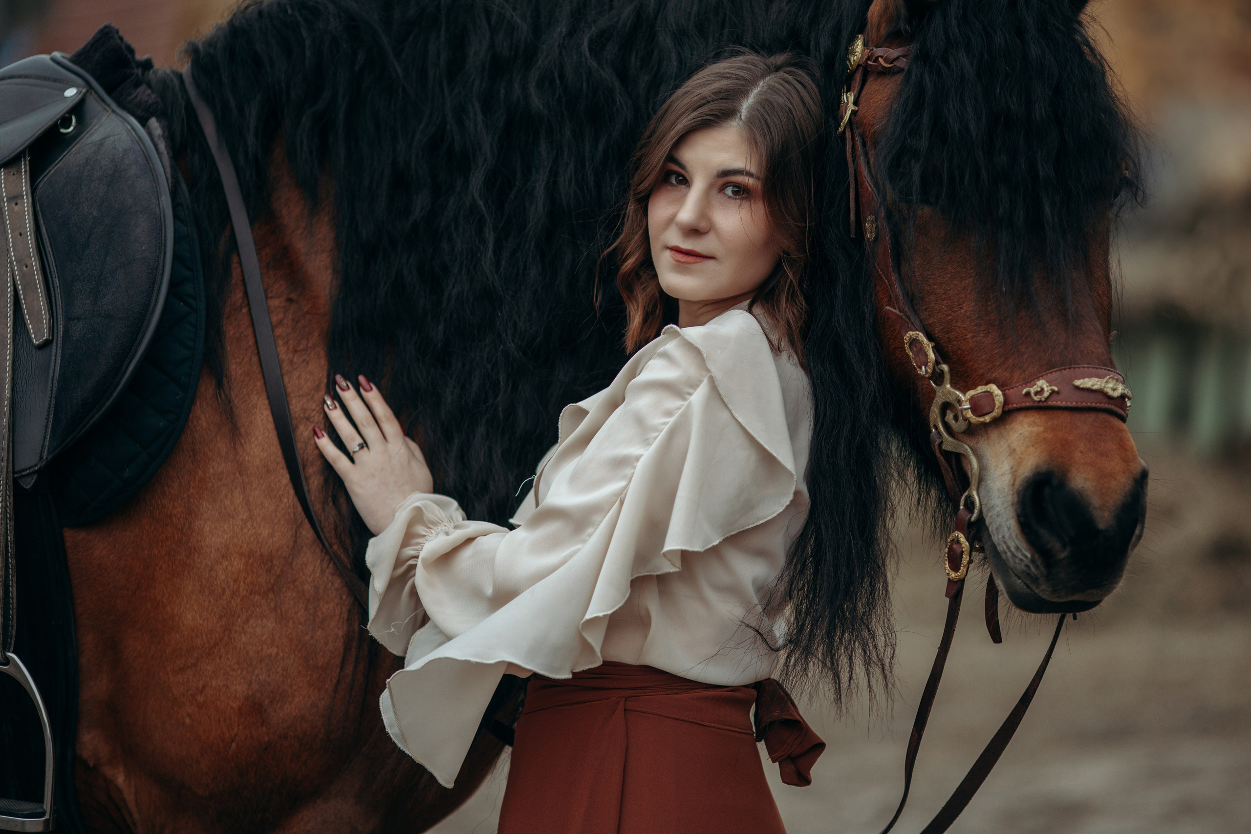 Евгения и Халветта. Анна Молчанова конный фотограф в Тюмени | фотосессии с лошадьми Тюмень