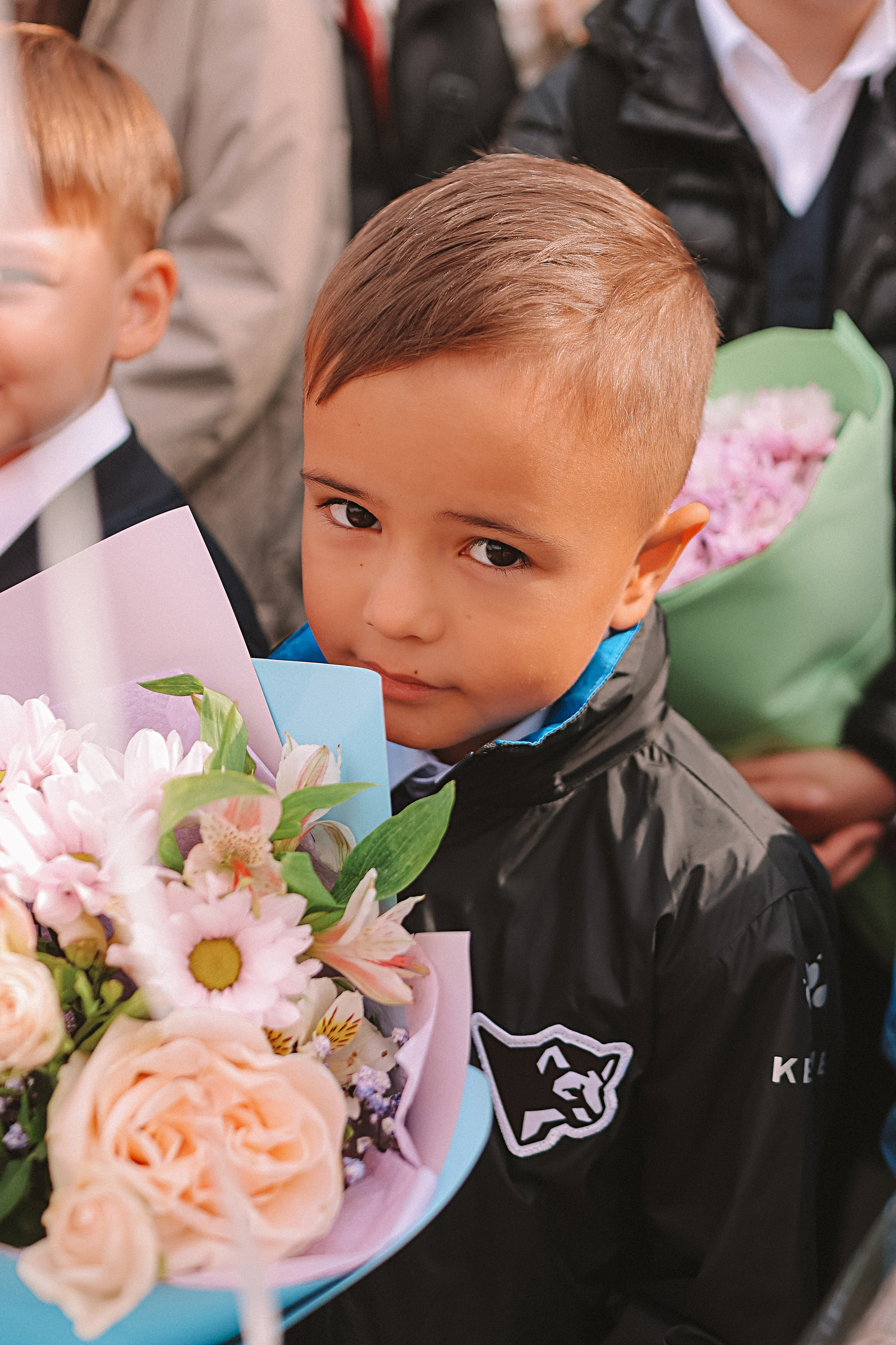 1 сентября линейка+кл час+портреты. Семейный фотограф Тюмень, фотограф на роды Салмина Мария