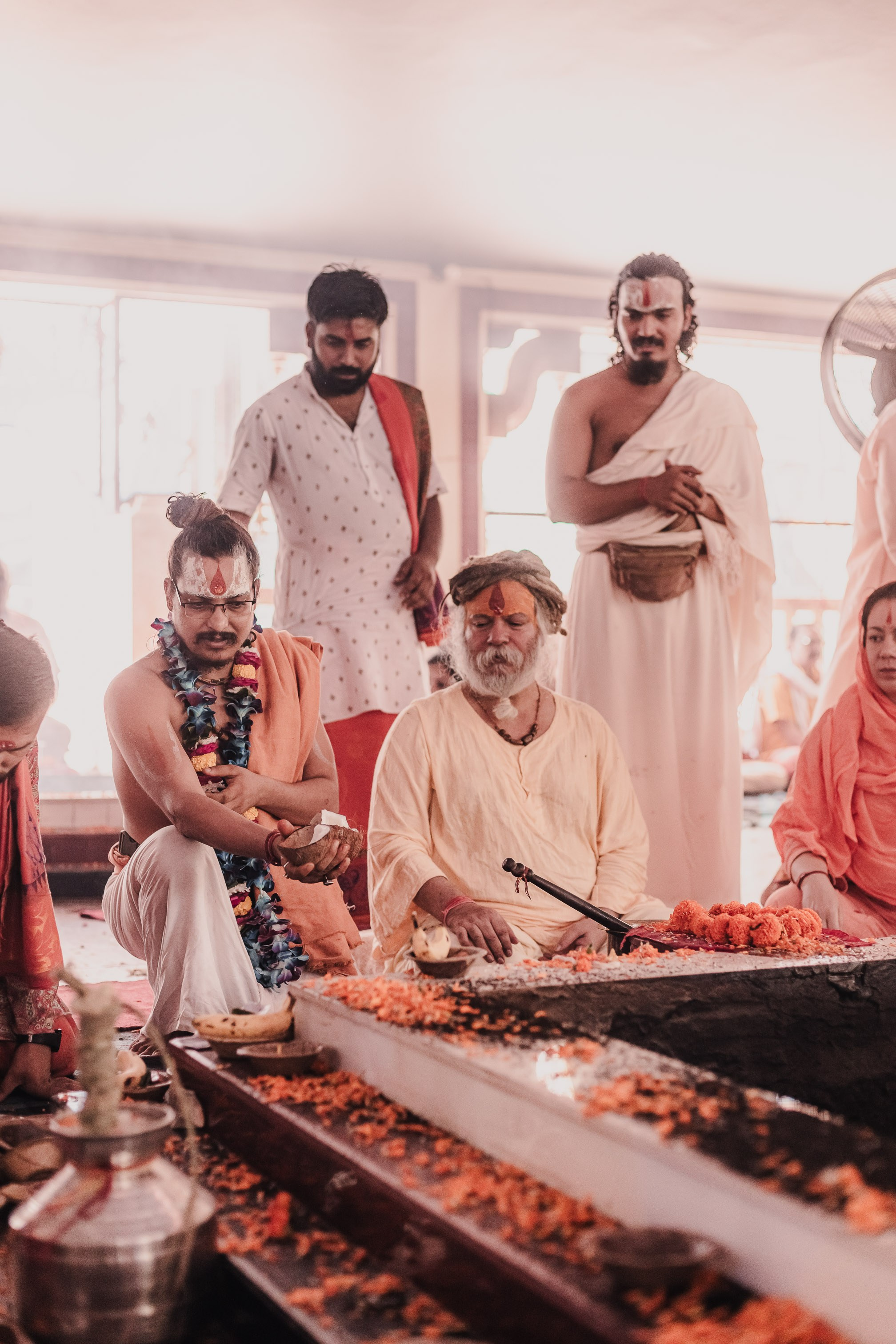 Navaratri yajna at Devraha Baba Ji ashram. Мариам Багдасарян