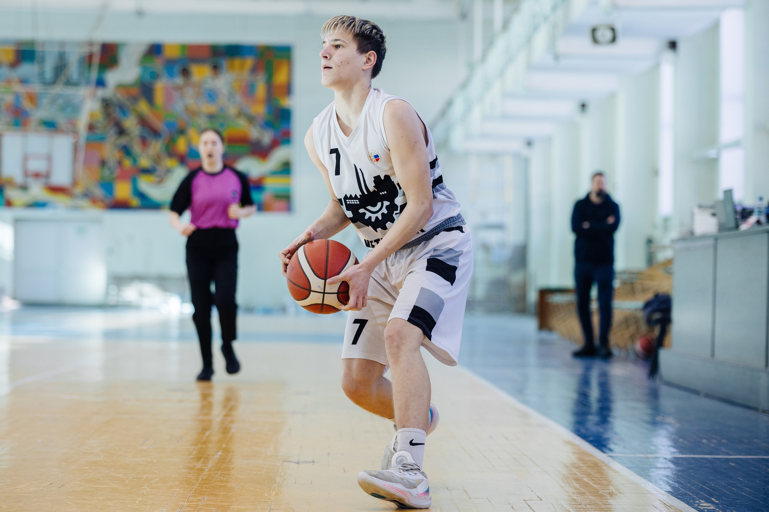 Любительский Чемпионат Магнитогорска по баскетболу // 09.02.25. Денис Прохоров Фотограф в г. Магнитогорск