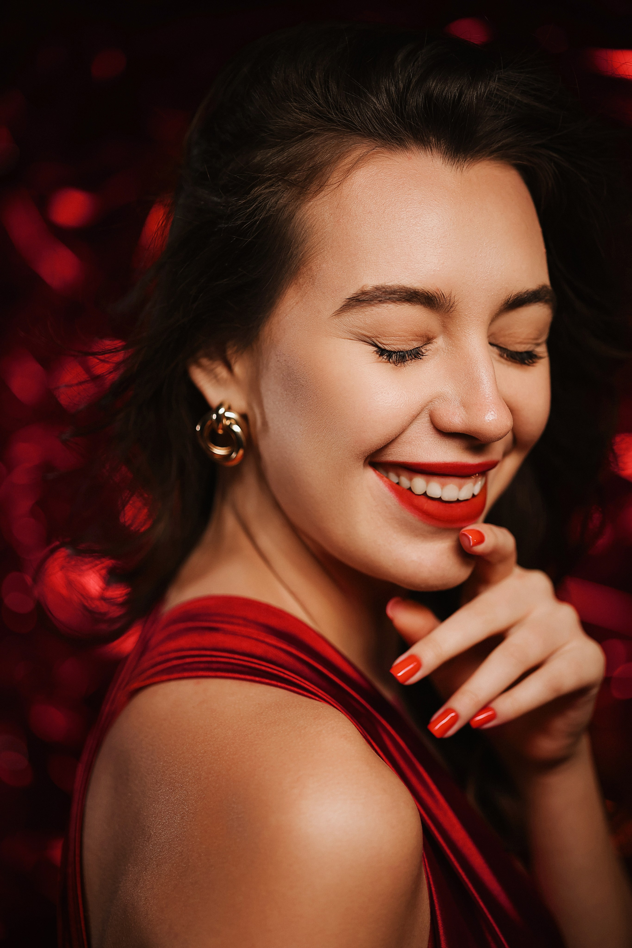 Фотосессия ко дню святого валентина Lady in red. Марина Соколова. Контентный и семейный фотограф г. Красноярск