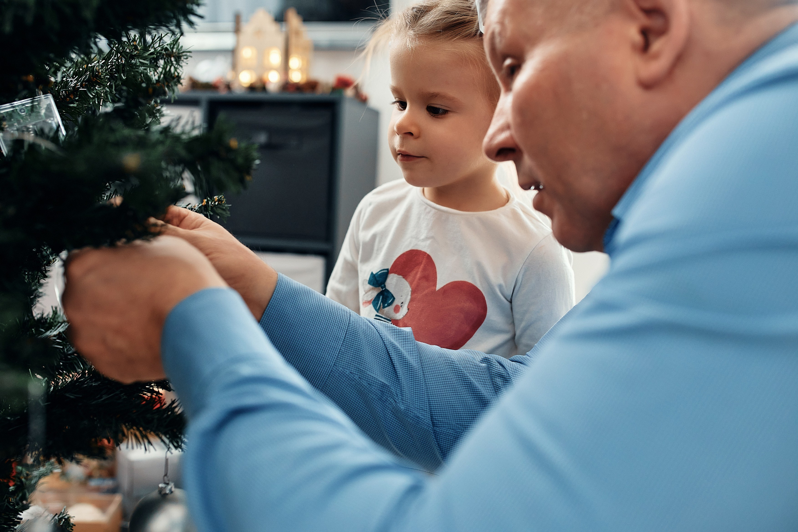 Домашняя новогодняя фотосессия. Семейный и репортажной фотограф в Красноярске и Москве Виктор Бабинцев