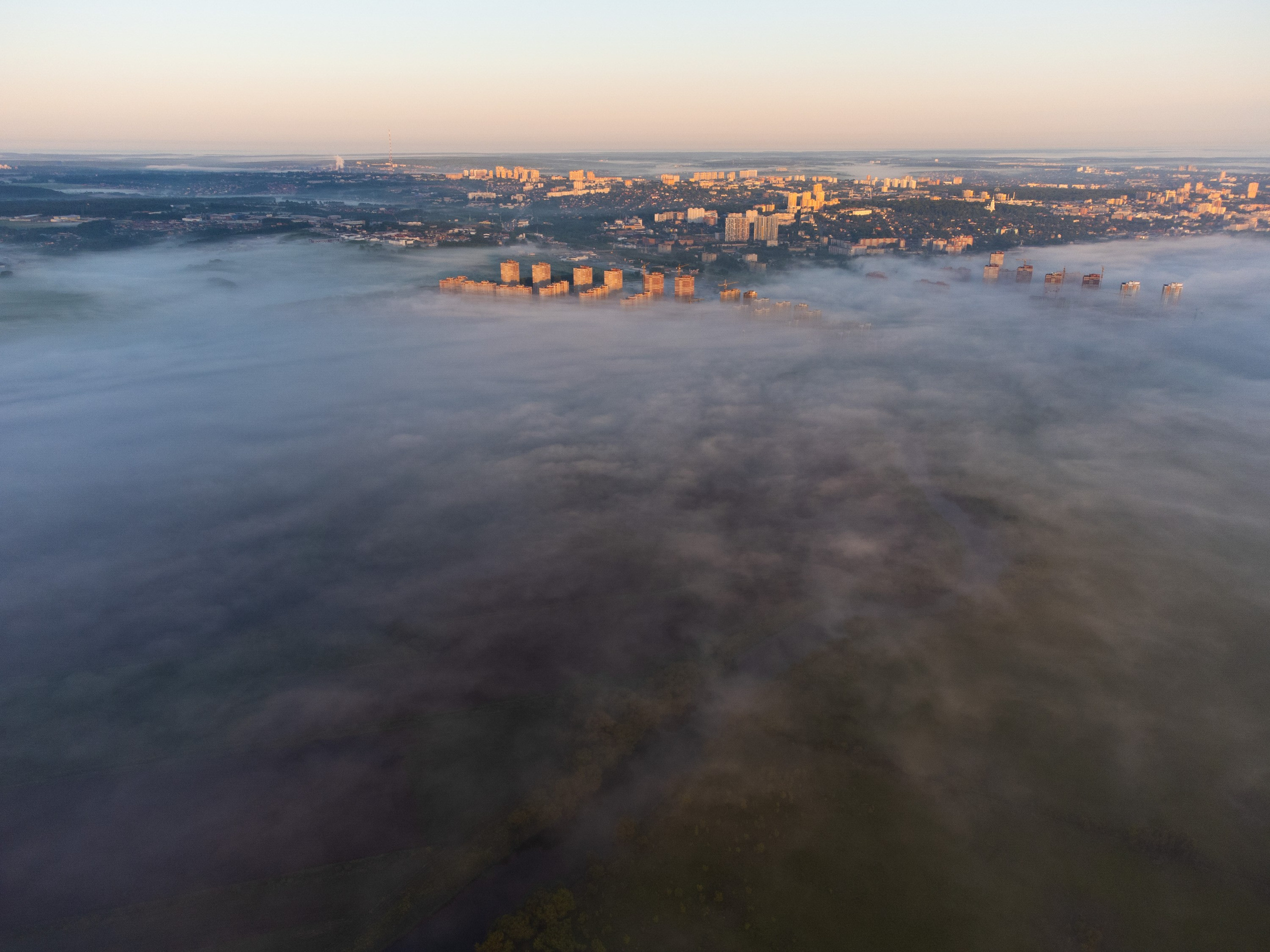 Пролетарский район в тумане. Фотограф и видеооператор в Туле | Даниил Рыбак