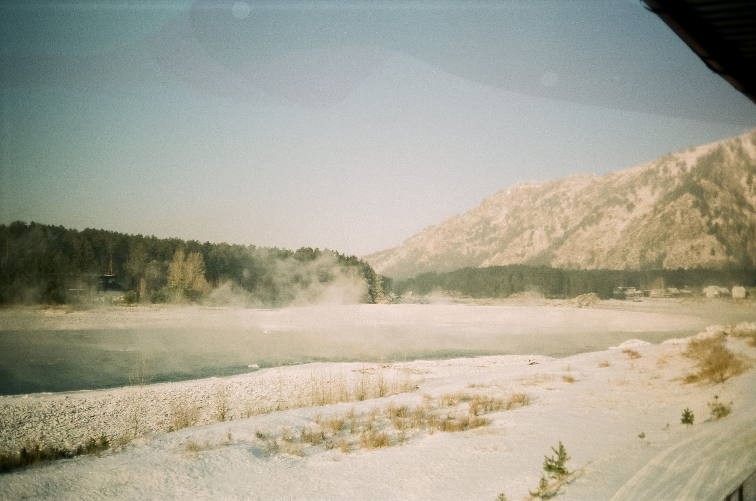 Бережок первый день, мост Бирюзовая Катунь / 10 декабря 2023 года (-25