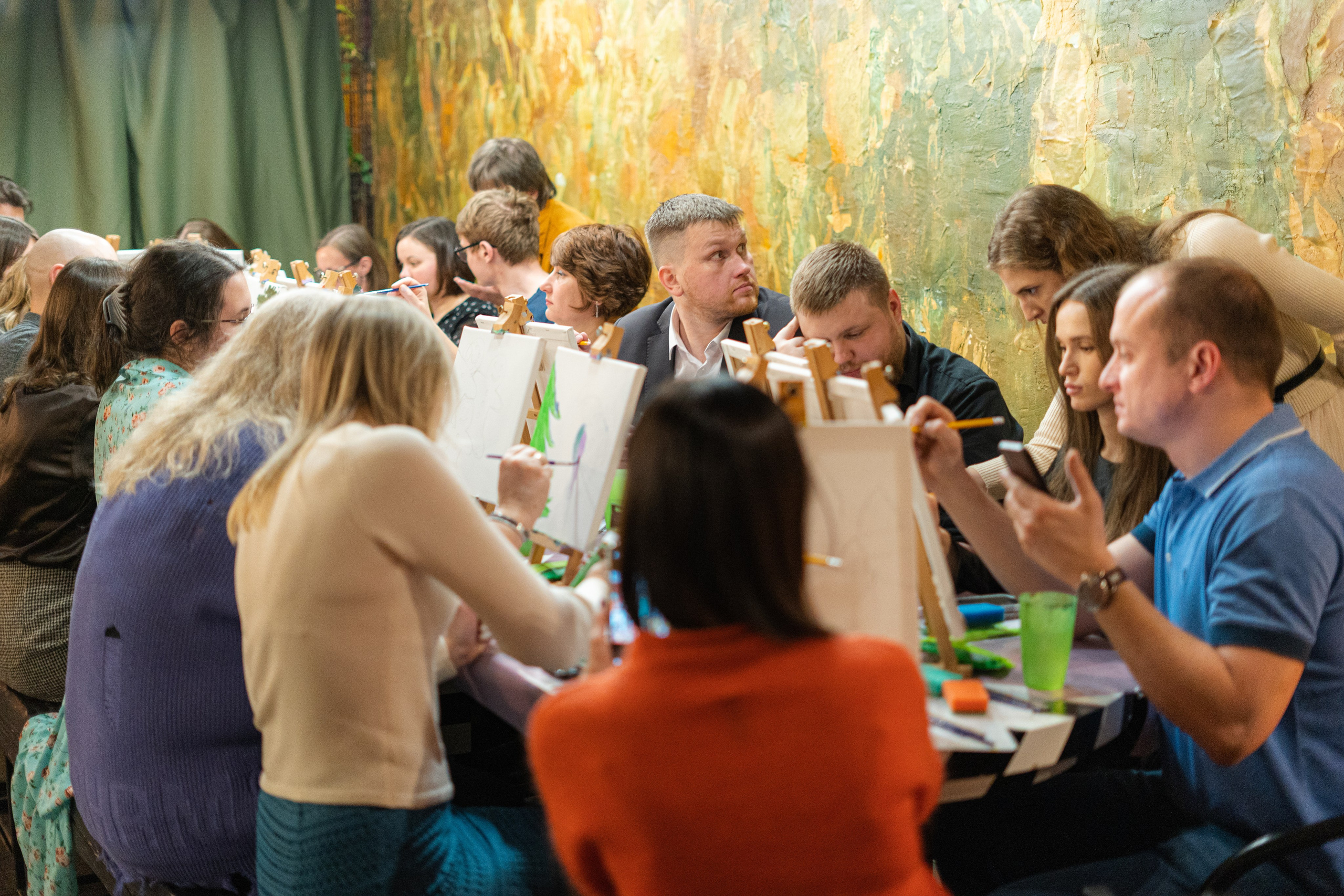 Корпоратив Teach Me Art 2. Портретный фотограф в Москве и Санкт-Петербурге Арина Чех