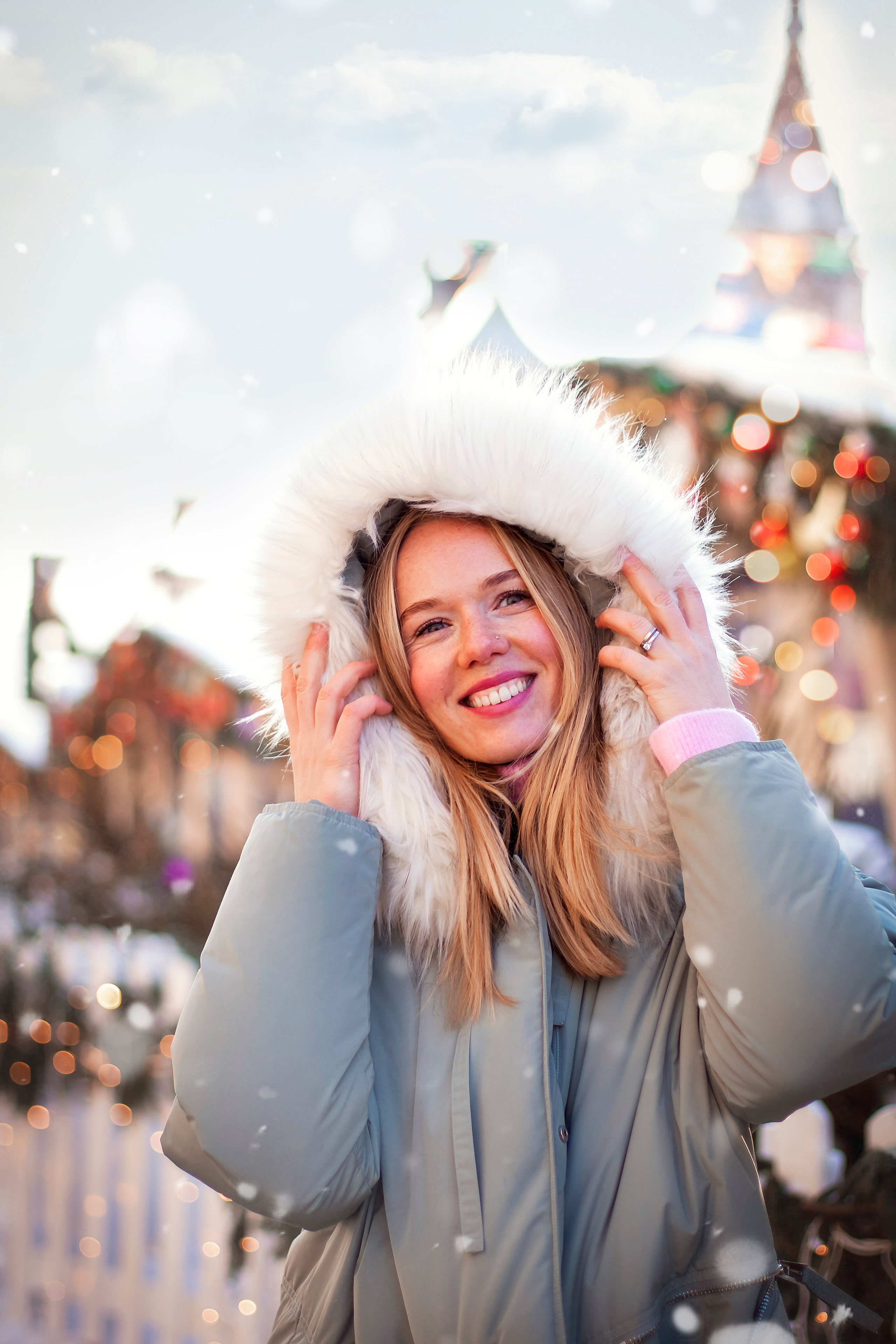 Настя и Василиса. Новогодняя прогулка. Профессиональный фотограф, Москва |Видное Елена Елизарова