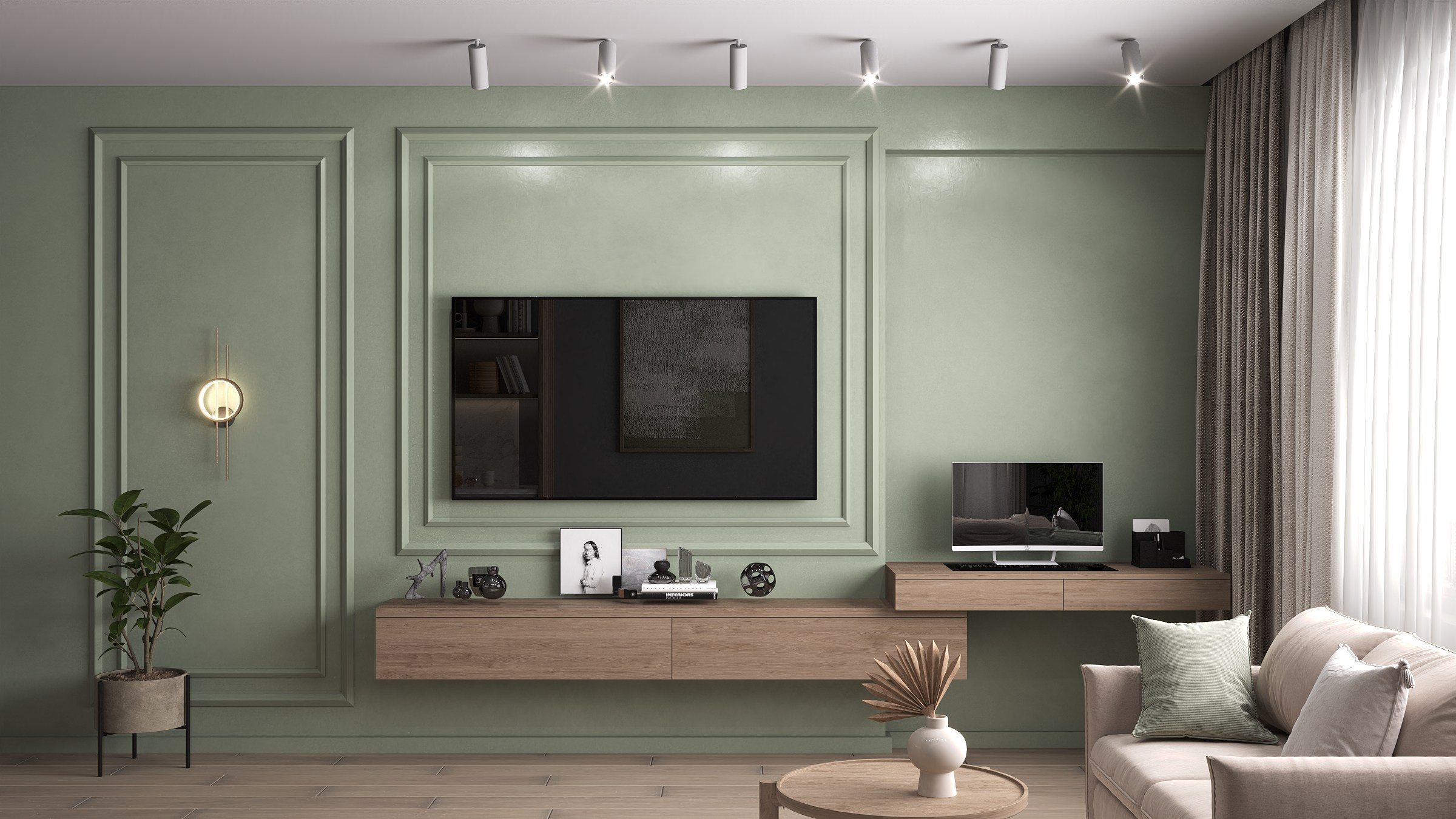 Г. Копейск ЖК Славный 96 м². БК студия дизайна интерьера