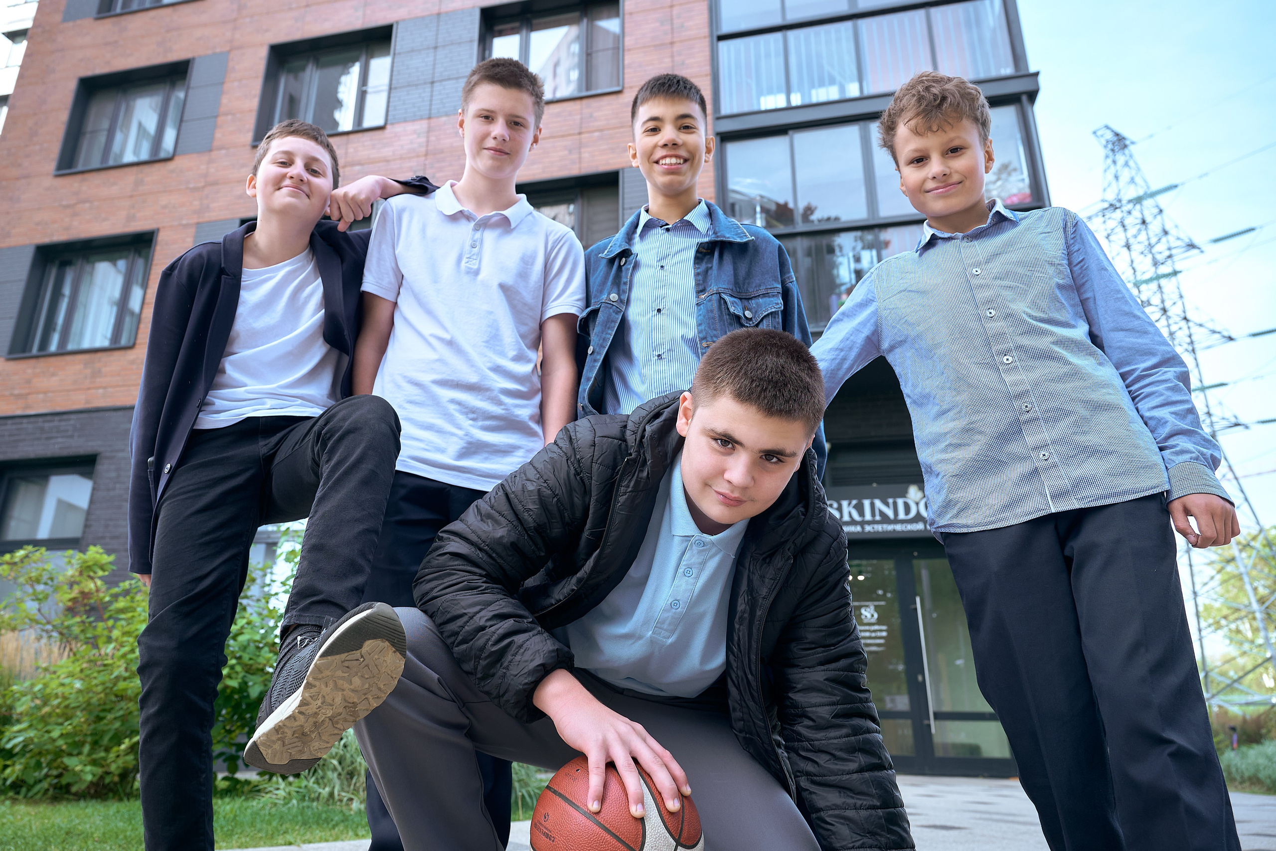 8А в сентябре (Гимназия 13, Одинцово). Школьный и семейный фотограф, Одинцово