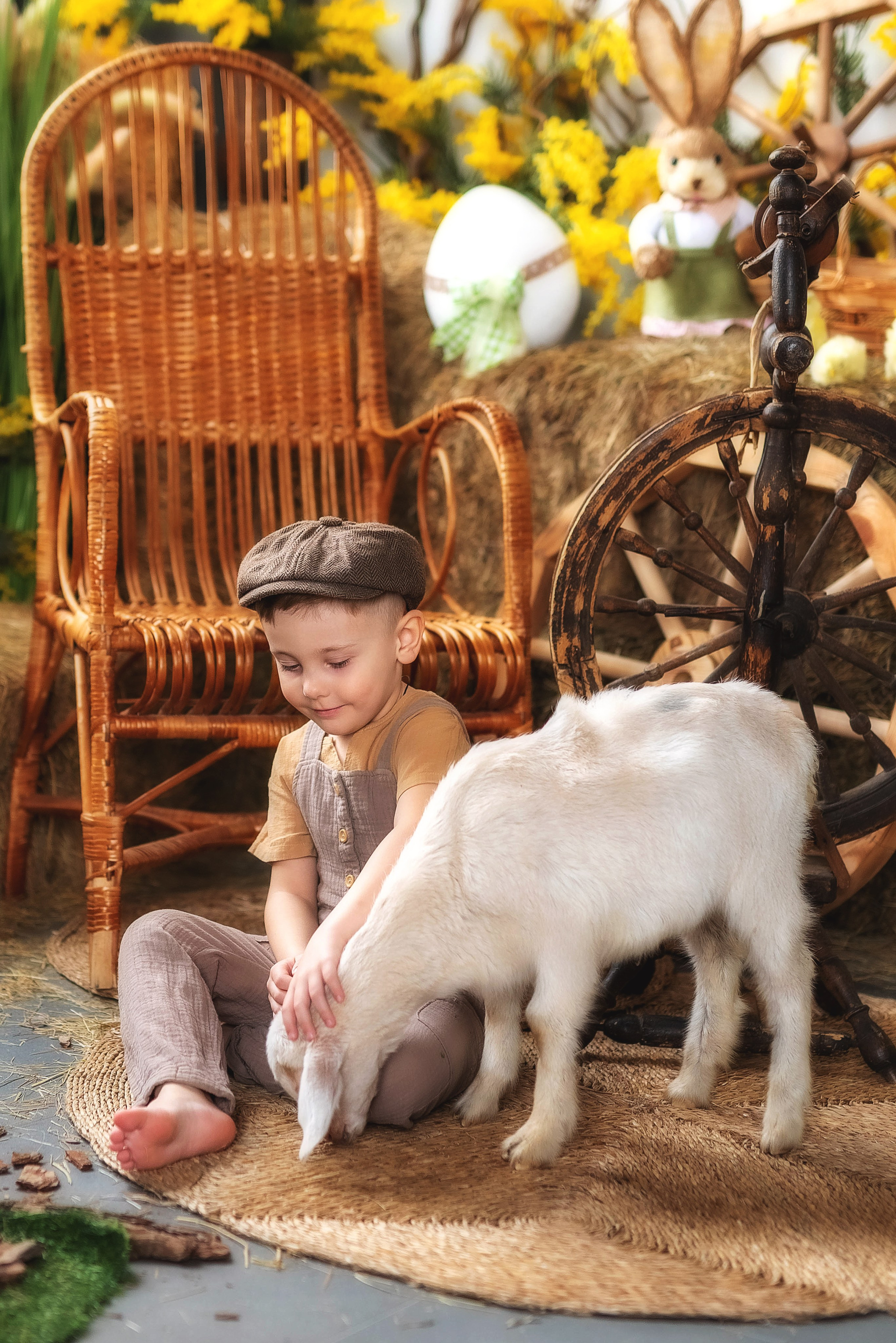 Фотосессия с кроликом. Семейный, детский фотограф в Воронеже Анна Никитина