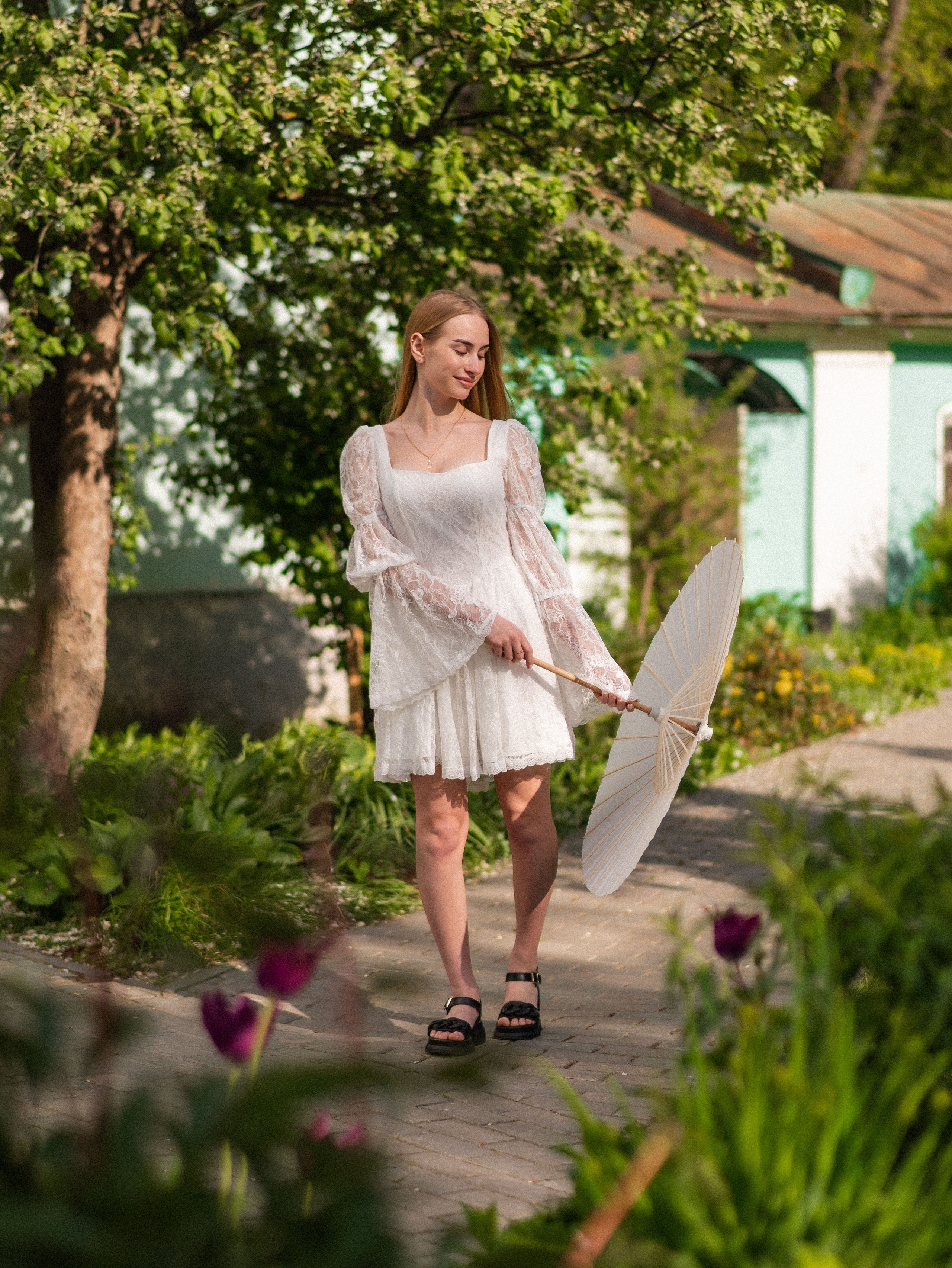 Ксения — фотосессия в весеннем стиле. Фотограф Москва