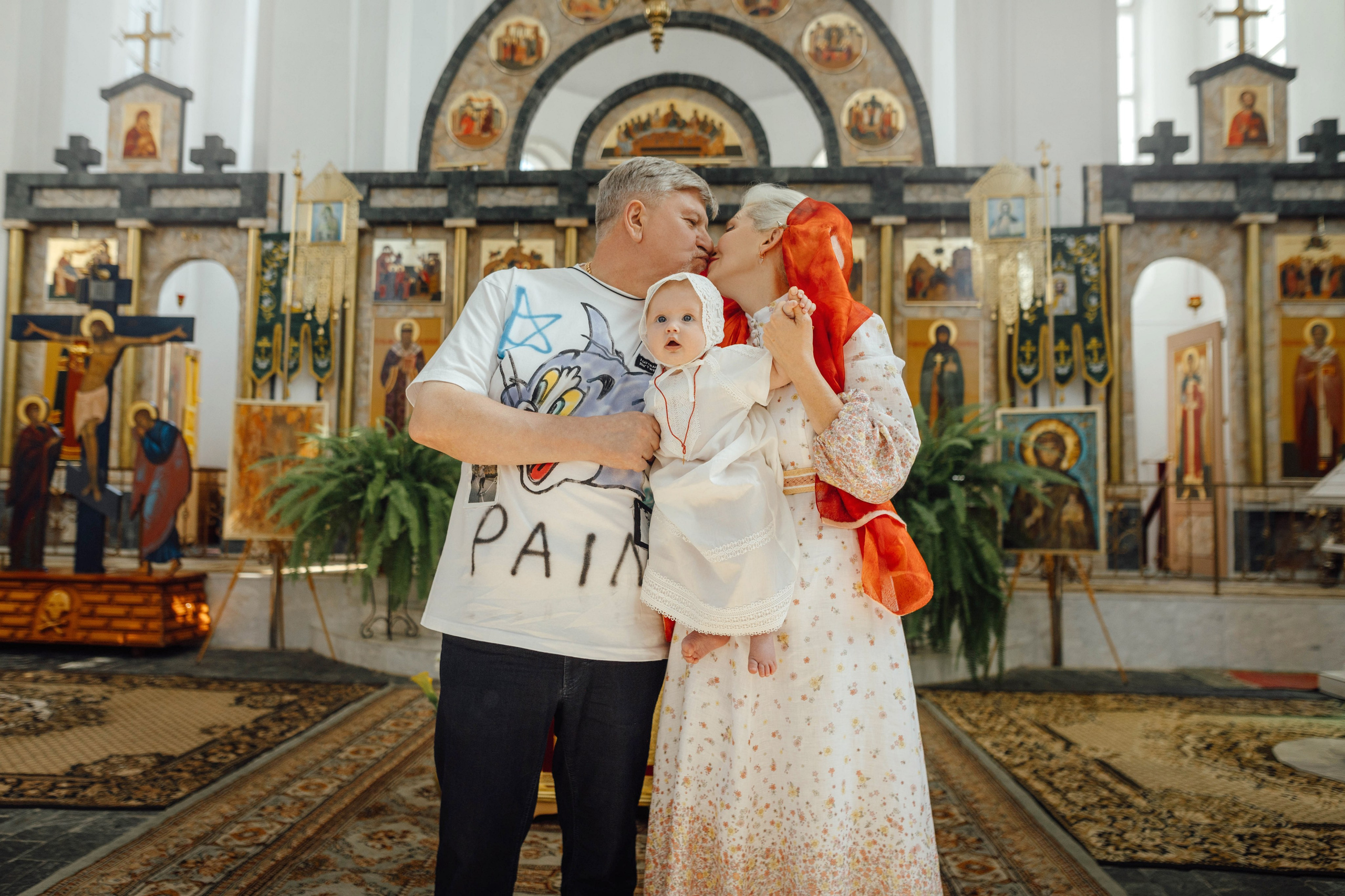 Крещение Мишель, гп. Ивенец, храм Ефросинии Полоцкой, август 2025