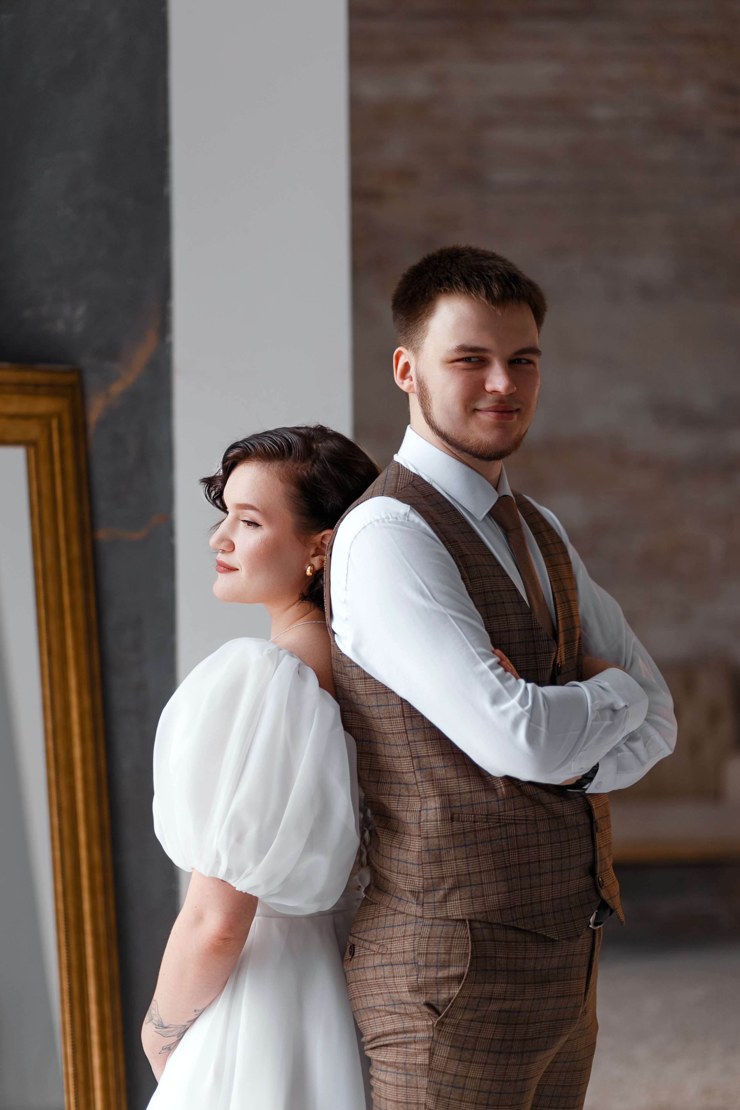 Свадебная фотосессия в студии «Atop». Фотограф в  г. Новосибирск