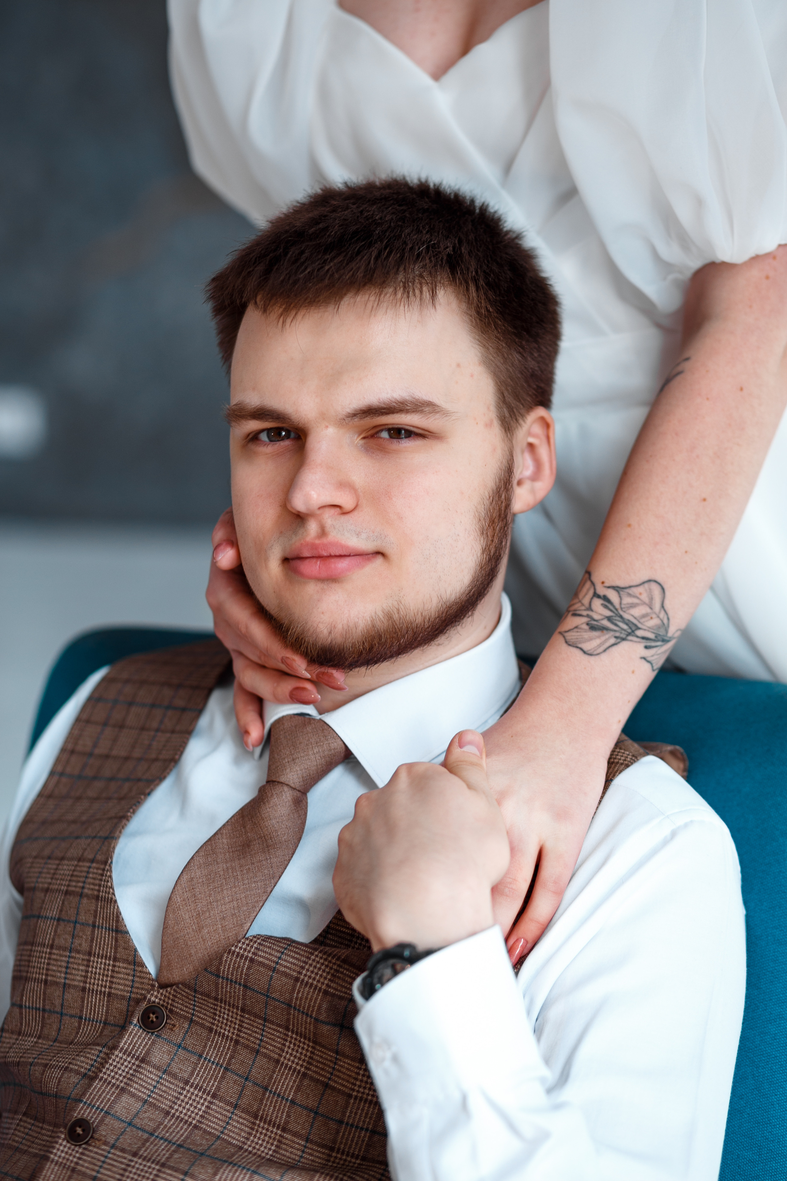 Свадебная фотосессия в студии «Atop». Фотограф в  г. Новосибирск