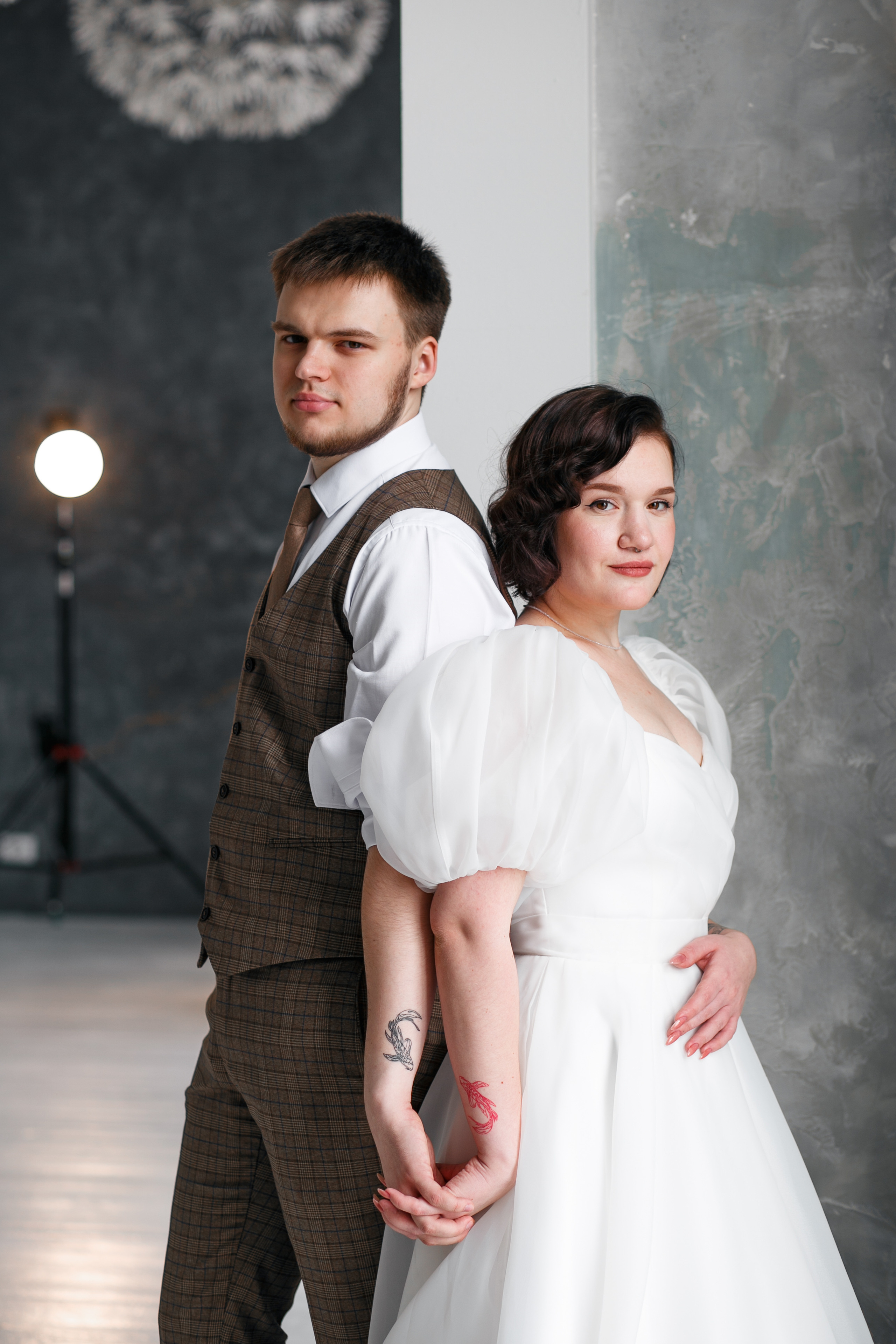 Свадебная фотосессия в студии «Atop». Фотограф в  г. Новосибирск