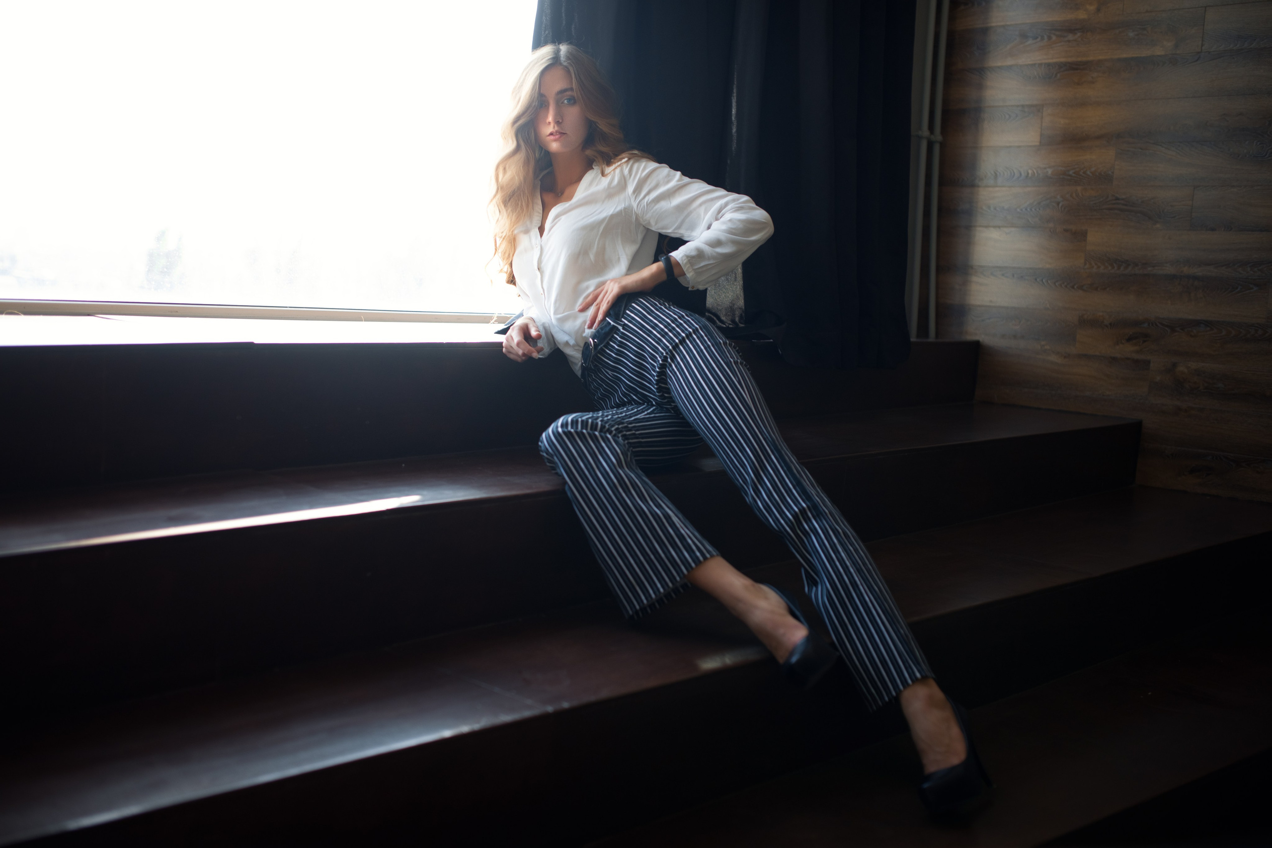 Фотосет с Дианой в интерьерной студии и в парке для «себя»