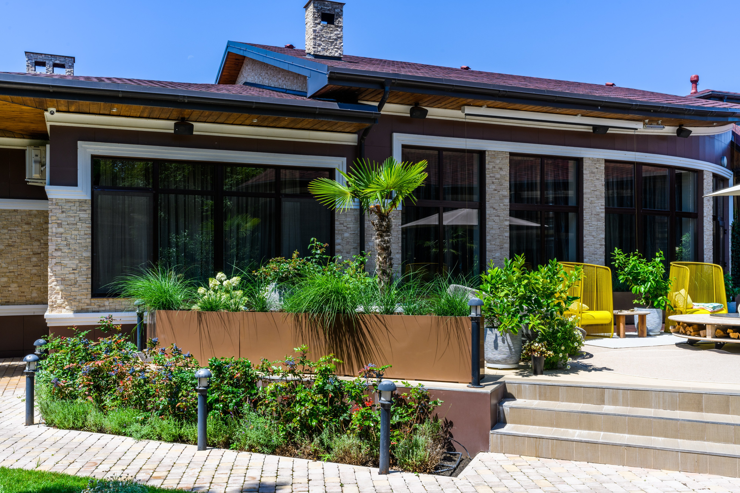 Цветущая веранда. Интерьерный фотограф Краснодар Денис Педань