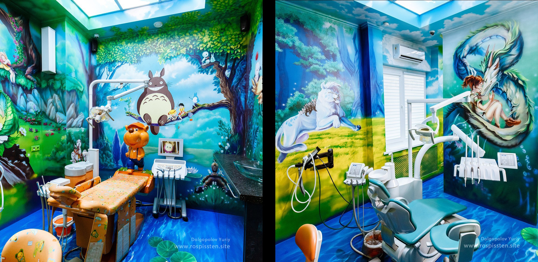 Роспись стен в стоматологию