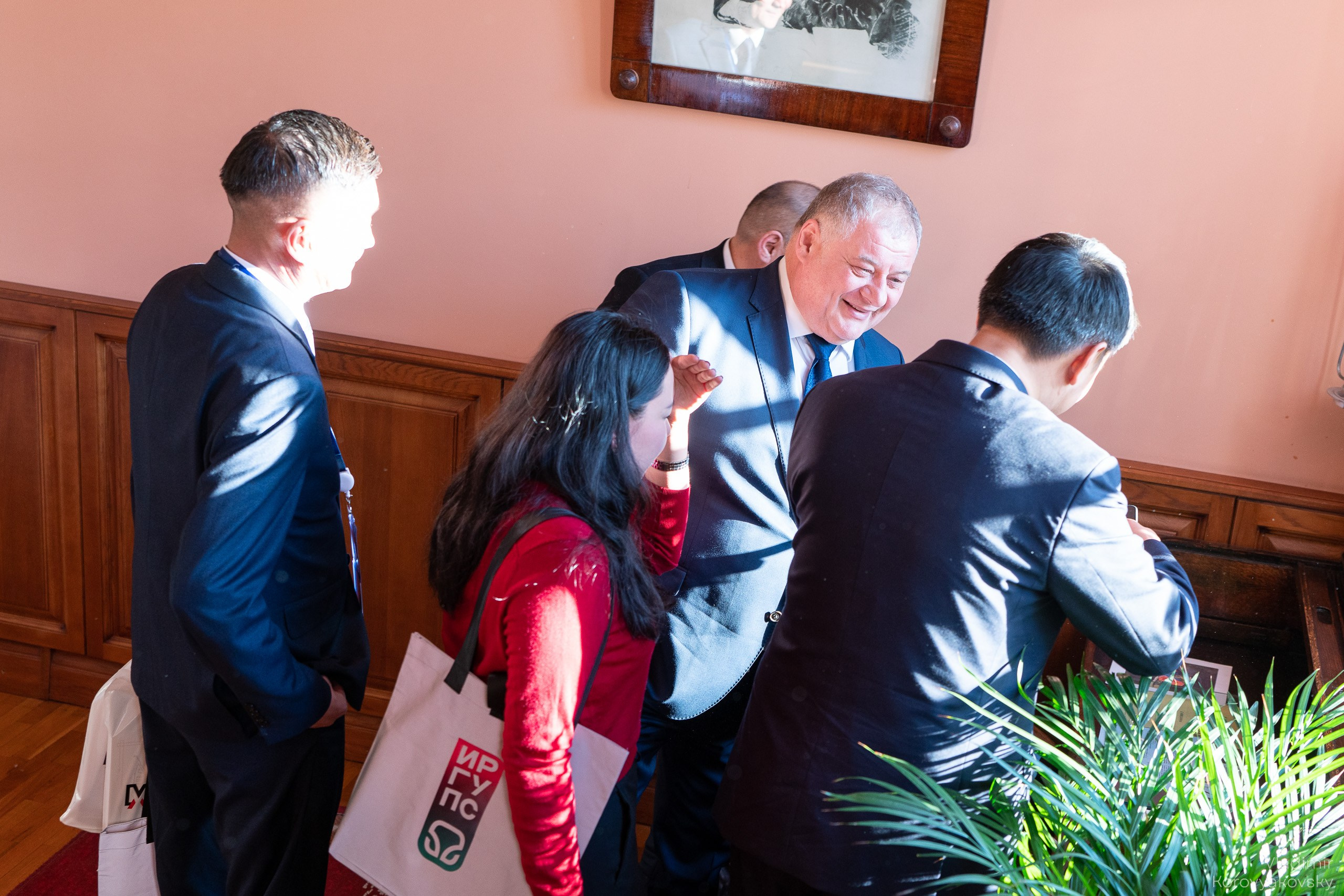 Совещание руководства ПГУПС с Делегациями Исполнительного агентства Правительства Монголии и делегацией АО «УБЖД». Фотограф Владимир Коровяковский