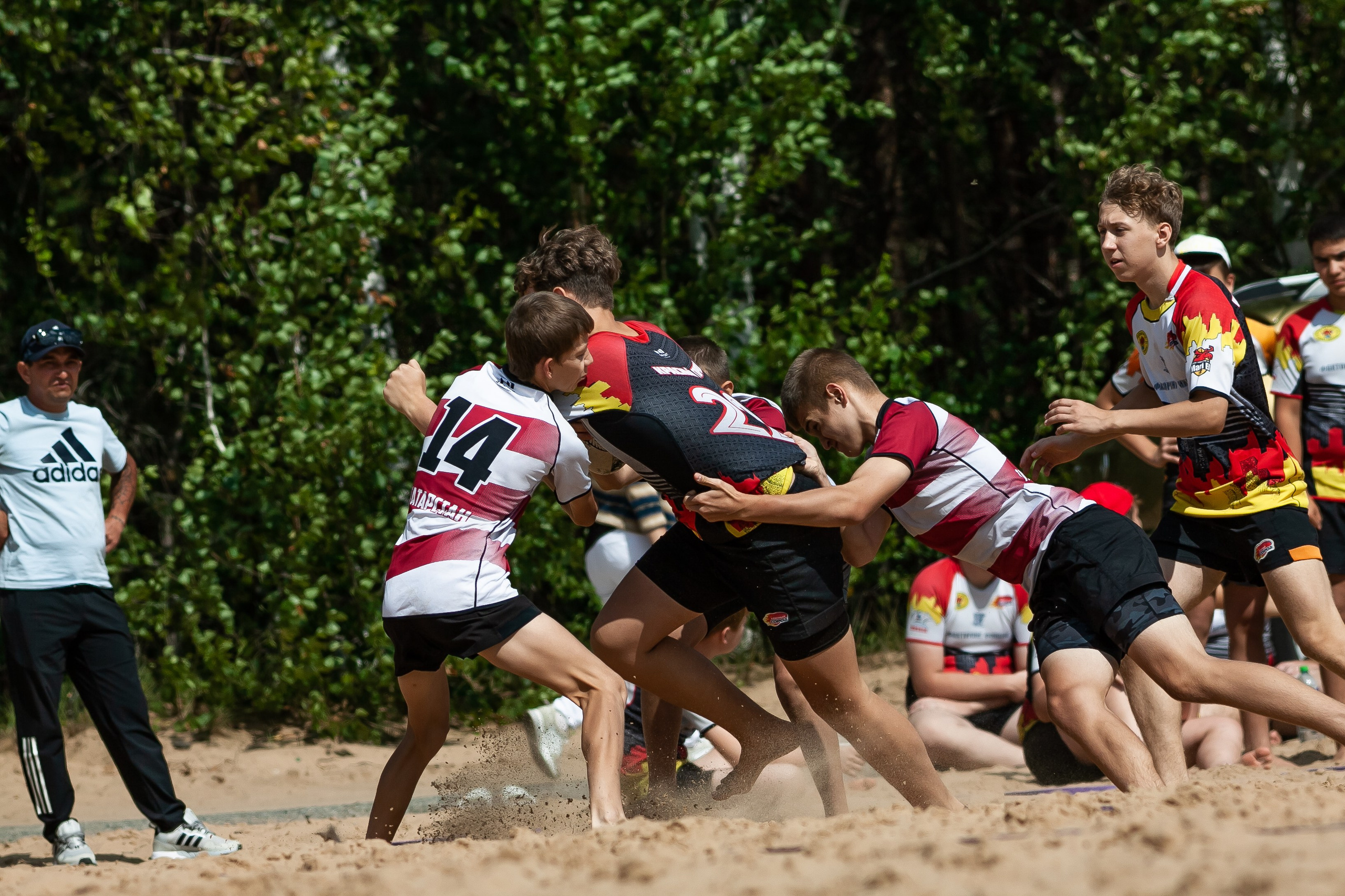 «Кубок «Молота» по пляжному Регби. Фотография