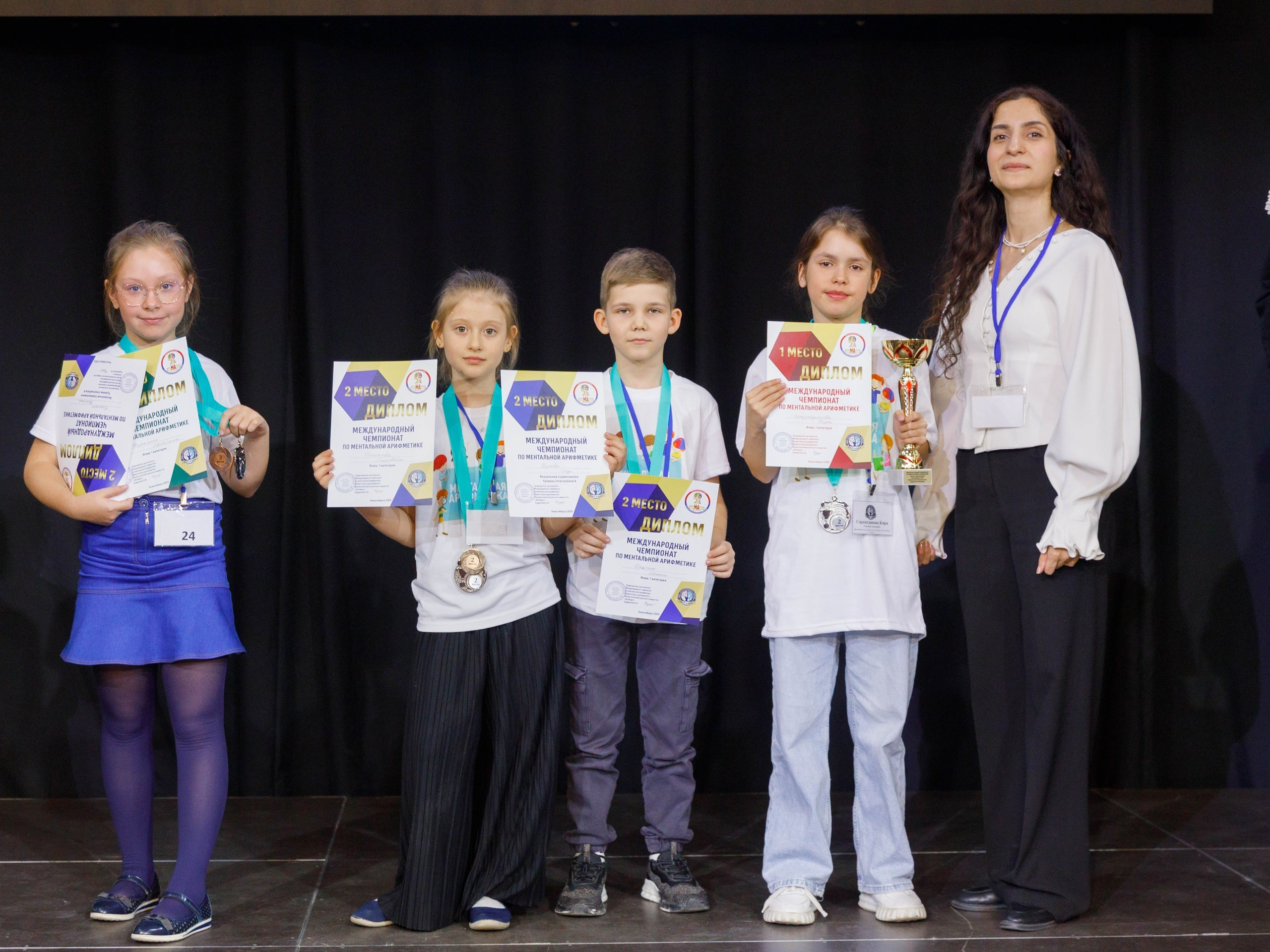 Международный чемпионат по ментальный арифметике. Апрель 2025 г. Репортажный фотограф в Новосибирске Алена Помазунова