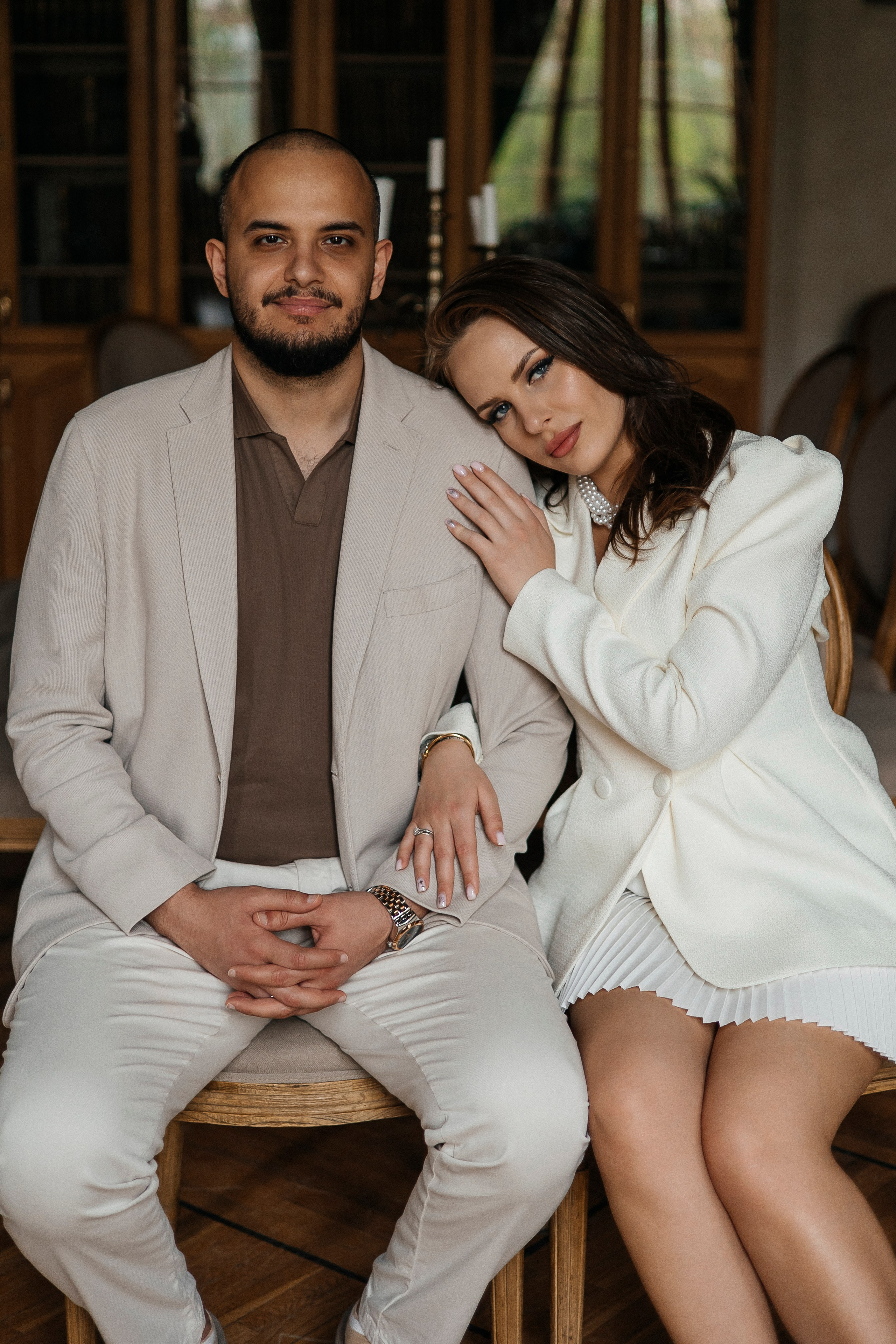 Анастасия и Мостафа (библиотека + прогулка). Фотограф в Москве Екатерина Потапова