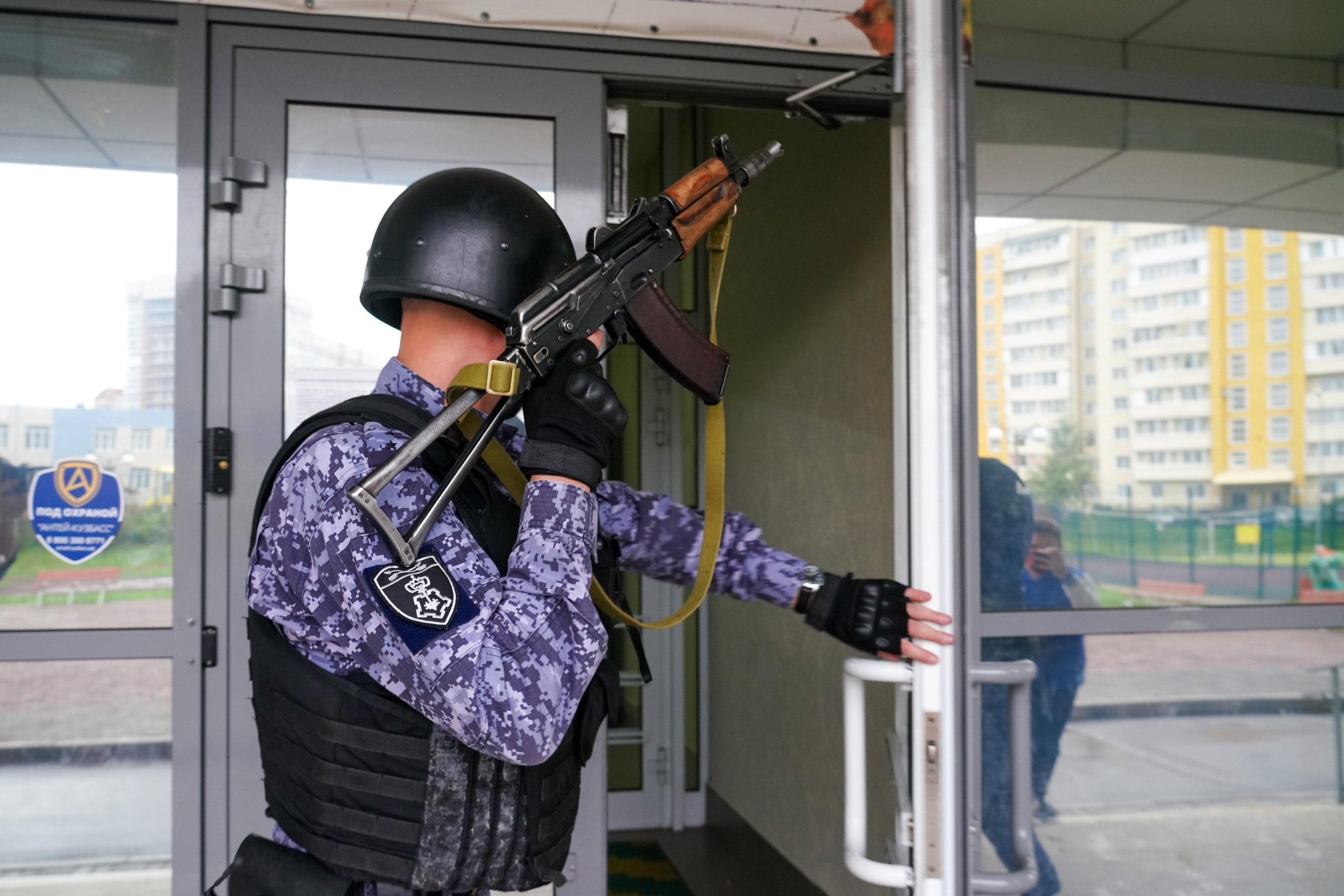 Всероссийские учения по антитеррористической угрозе. Фотограф Кемерово