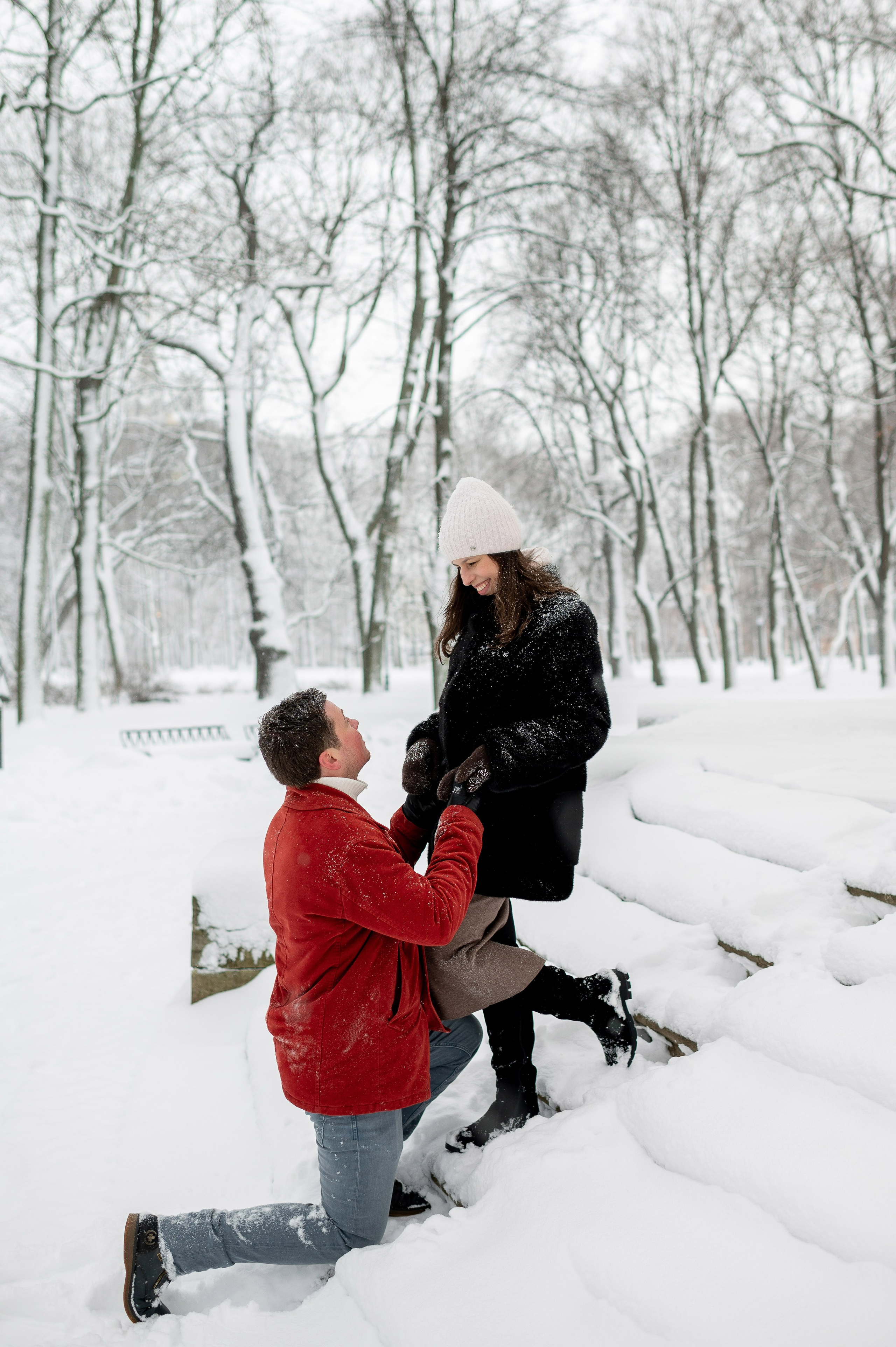 Зимняя прогулка Валерия, Андрей и Егор. Портретный, семейный и свадебный фотограф в Санкт-Петербурге и в Пушкине Ширяев Денис