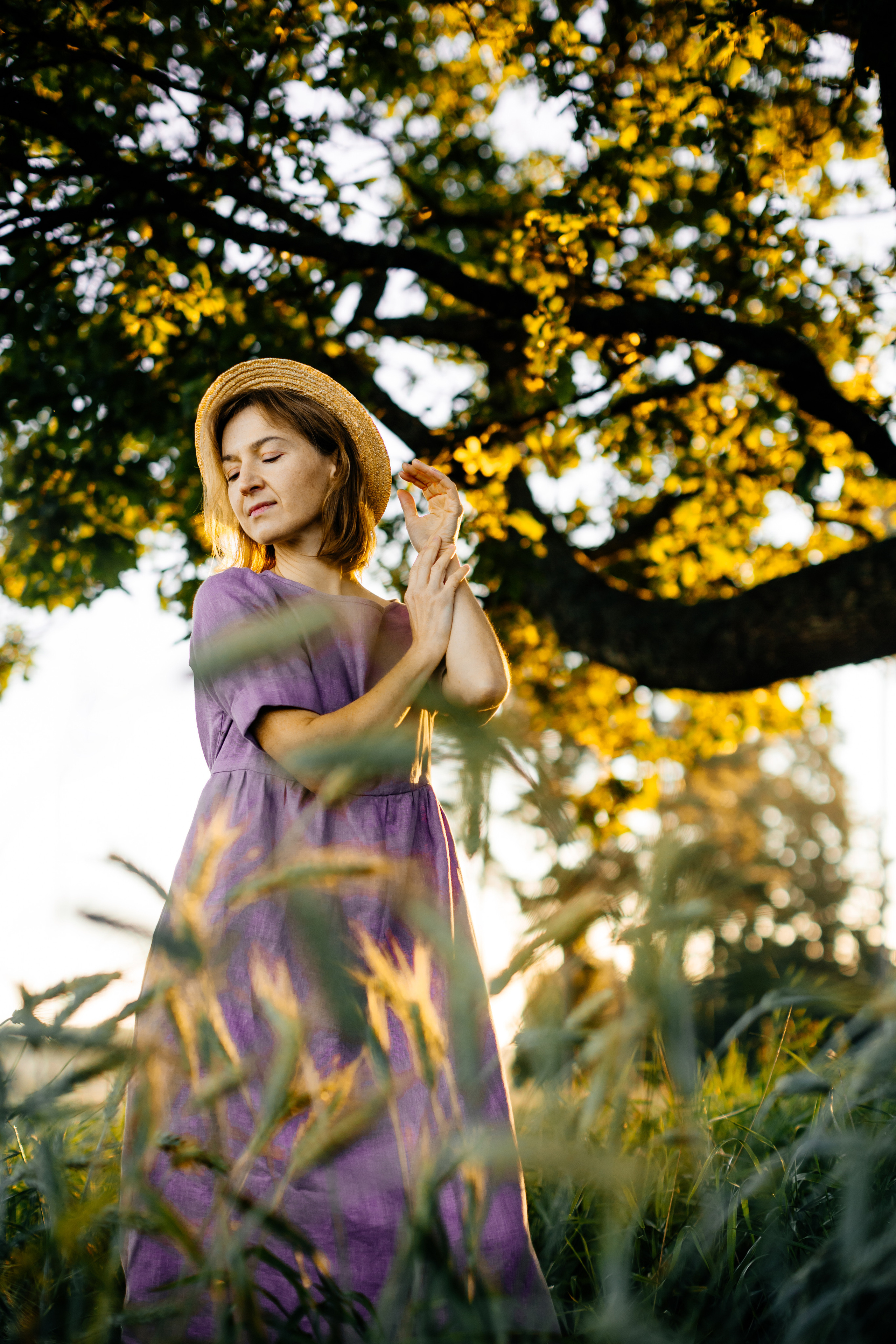 Сиреневый рассвет. Портретный фотограф в Минске Анна Волейко