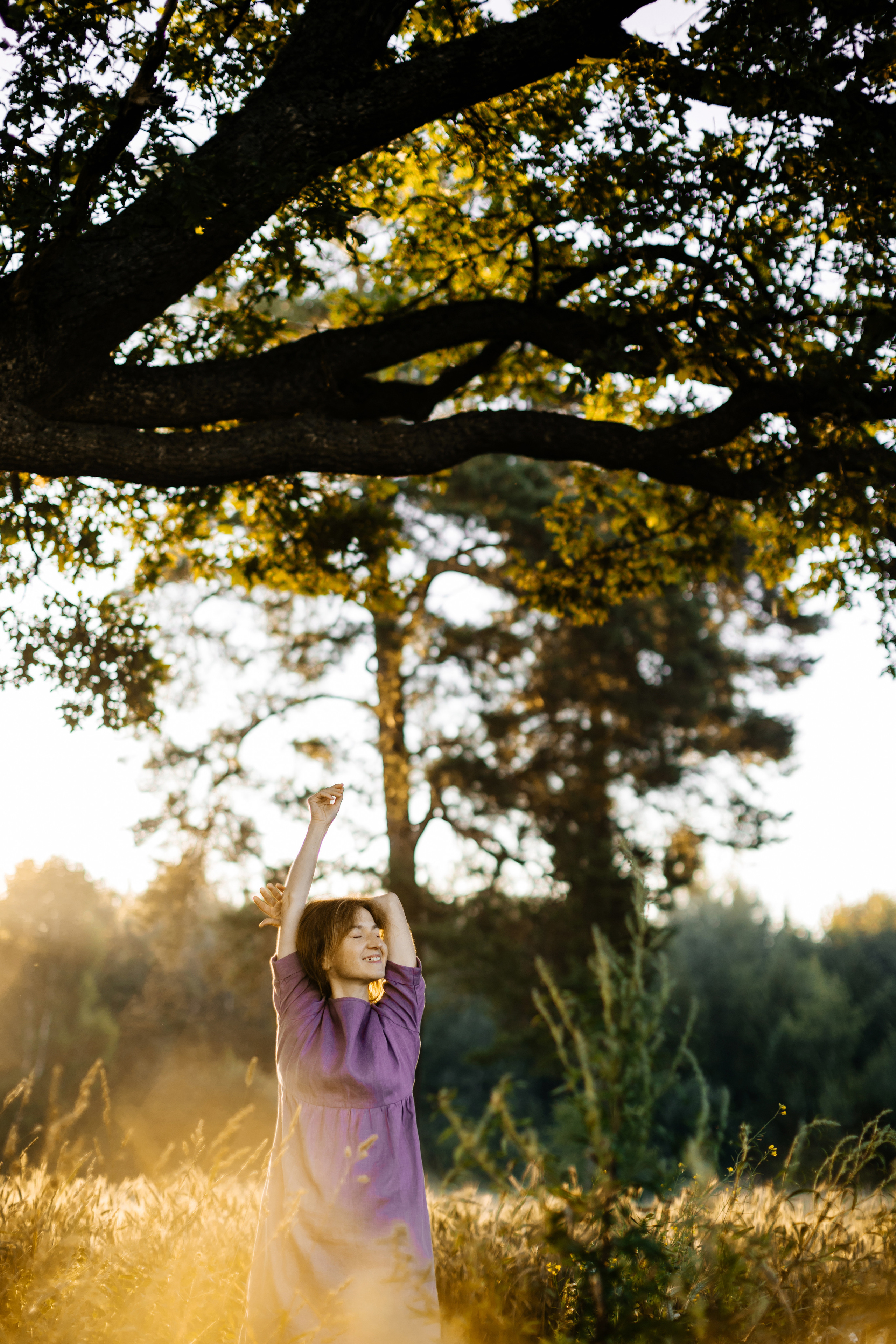 Сиреневый рассвет. Портретный фотограф в Минске Анна Волейко