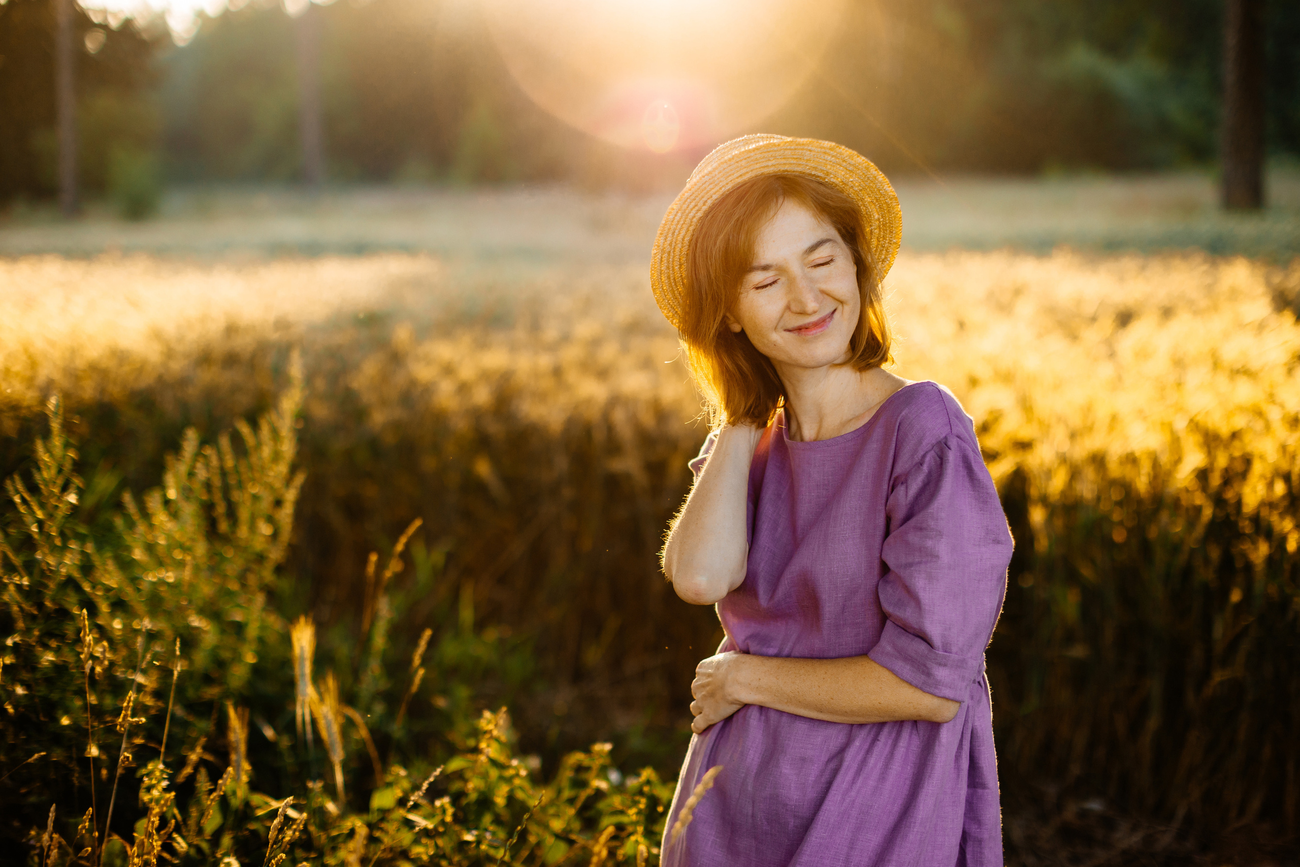 Сиреневый рассвет. Портретный фотограф в Минске Анна Волейко