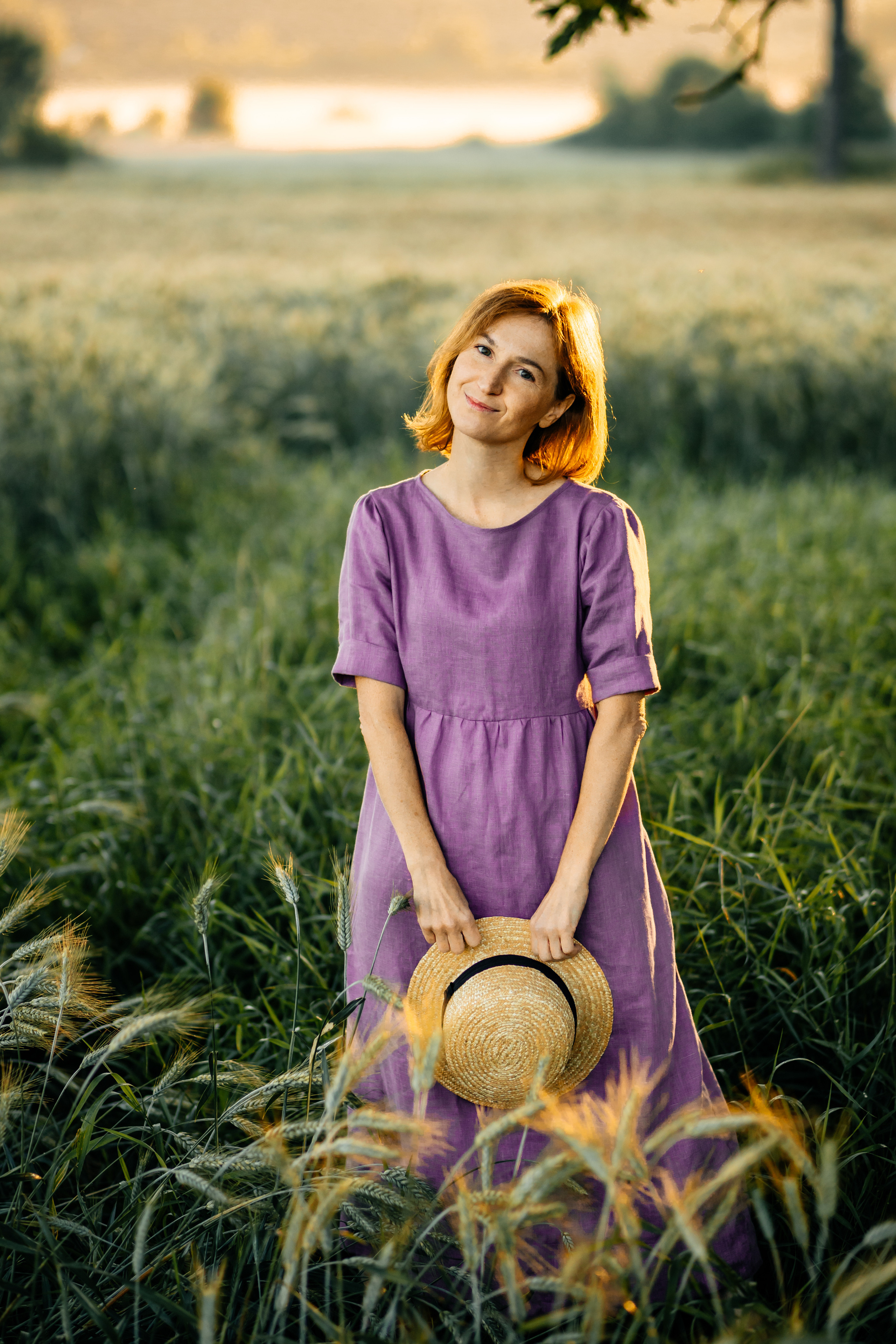 Сиреневый рассвет. Портретный фотограф в Минске Анна Волейко
