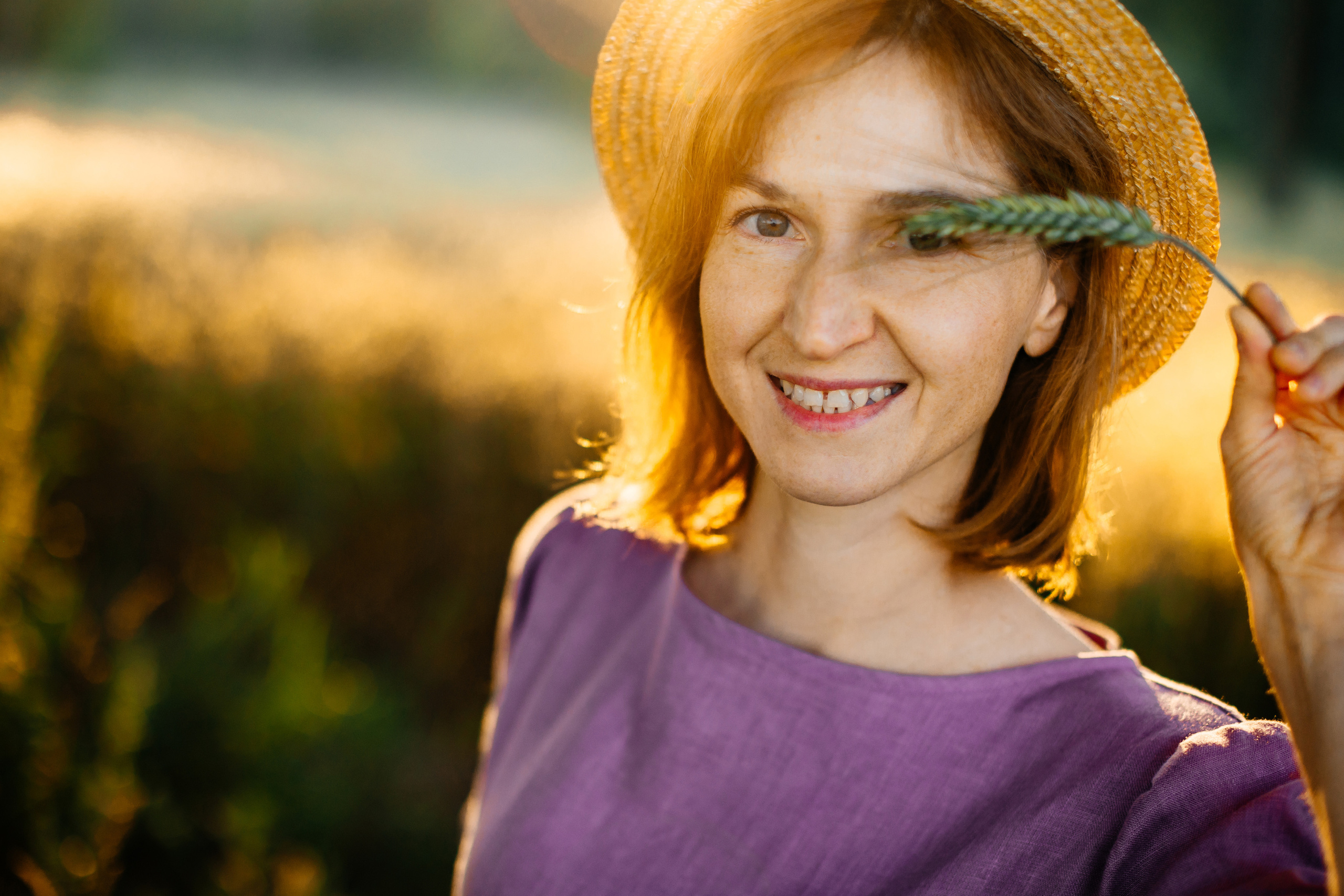 Сиреневый рассвет. Портретный фотограф в Минске Анна Волейко