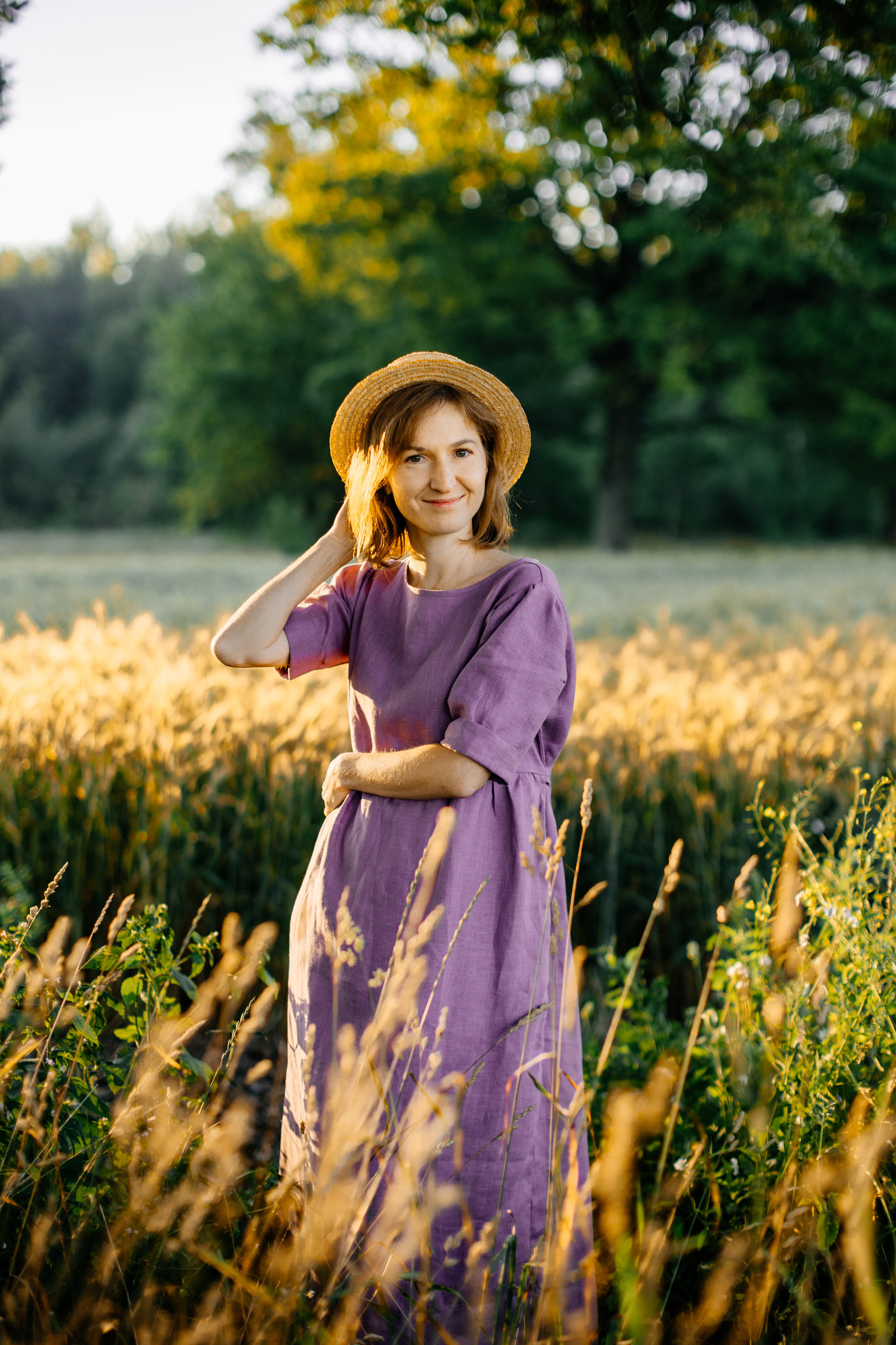 Сиреневый рассвет. Портретный фотограф в Минске Анна Волейко