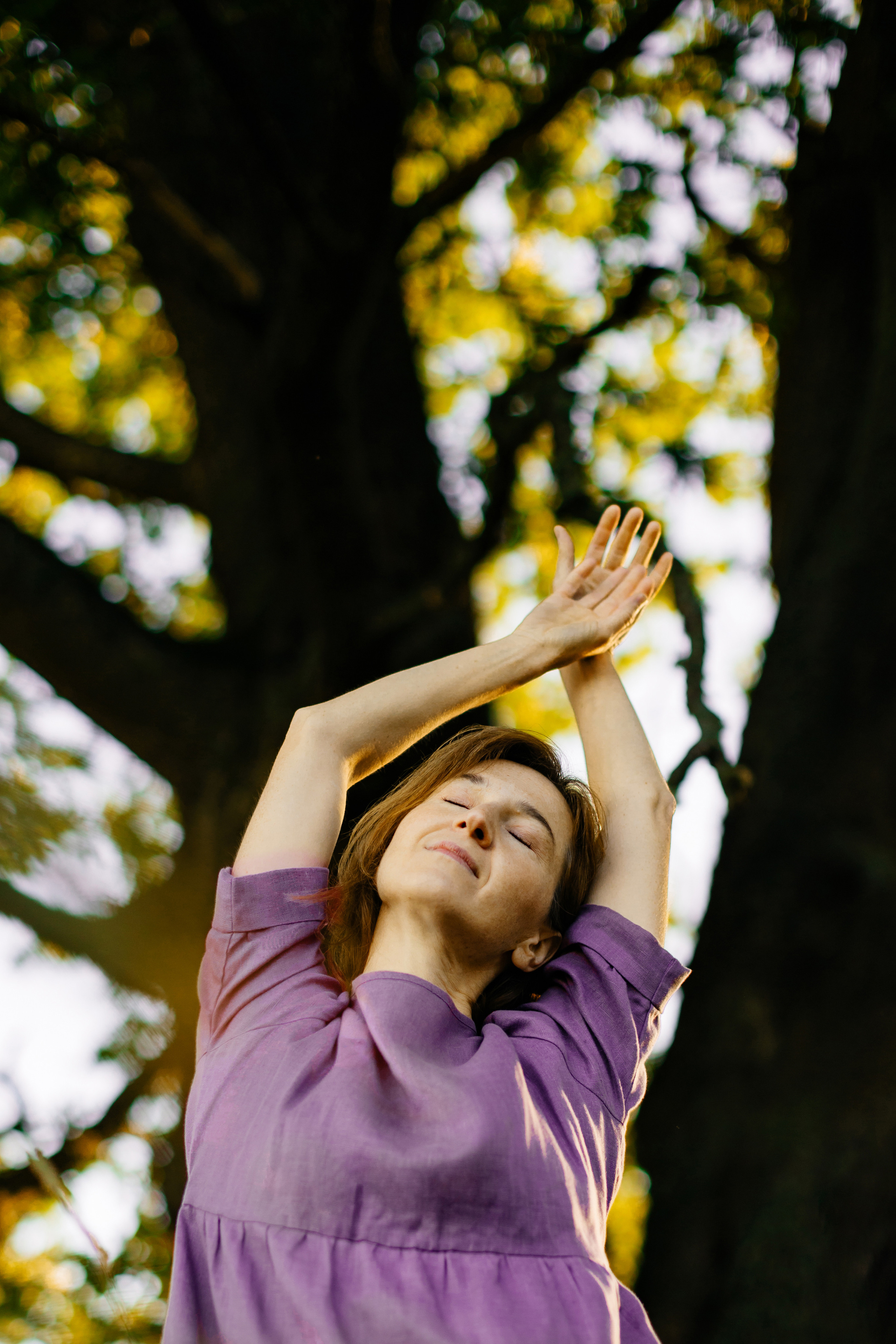 Сиреневый рассвет. Портретный фотограф в Минске Анна Волейко
