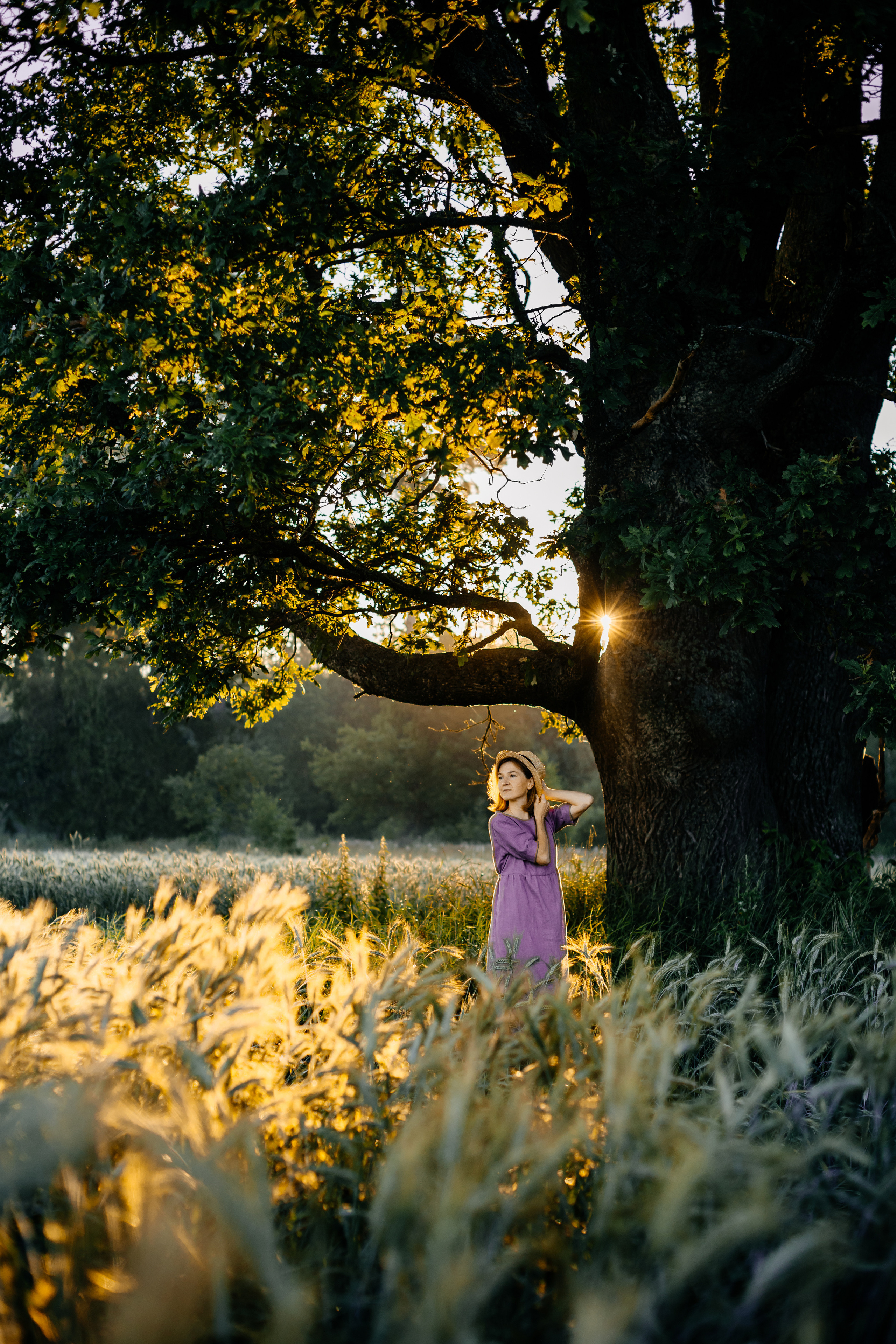 Сиреневый рассвет. Портретный фотограф в Минске Анна Волейко