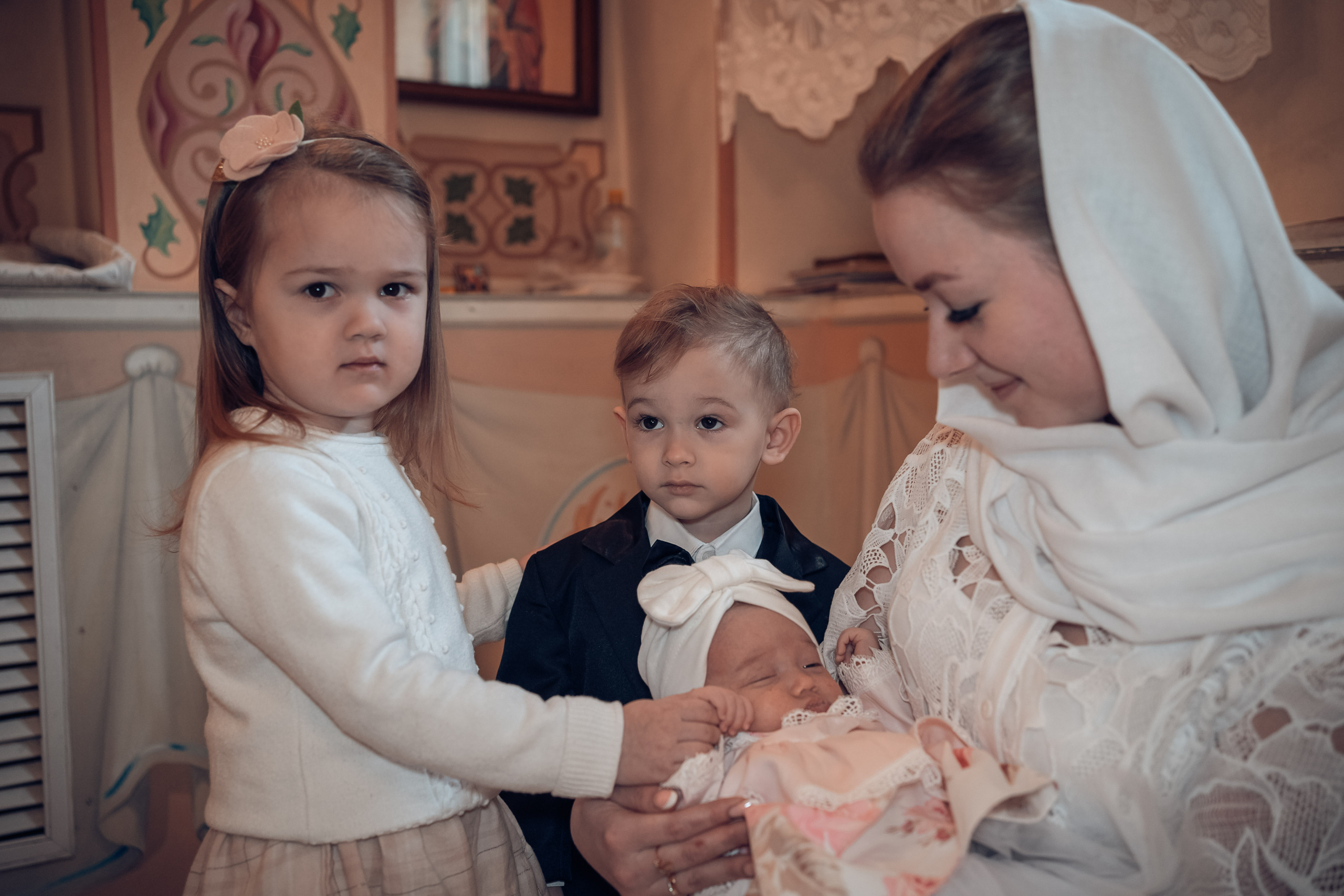 Крещение в Покровском (Феодосиевском) храме г. Тула. Церковный фотограф Севастополь