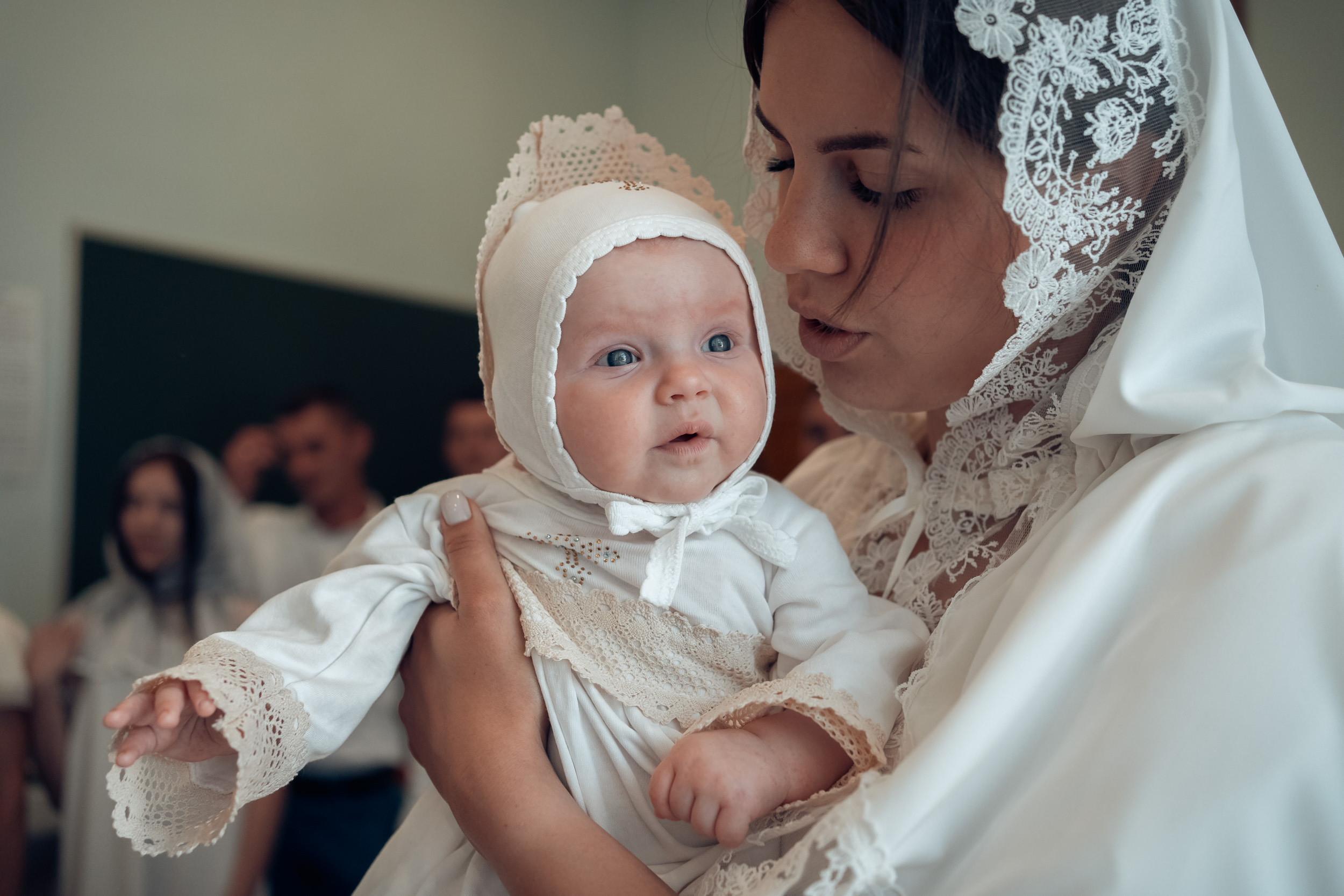 Крещение в церкви Всех Скорбящих радости г. Щекино. Церковный фотограф Севастополь