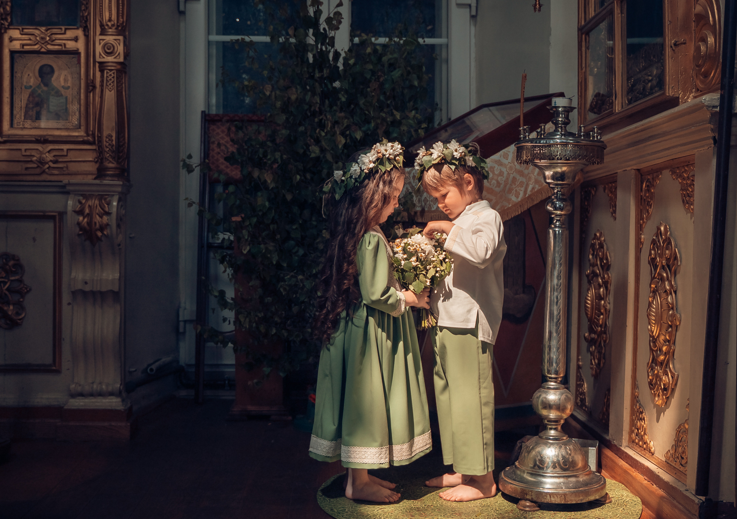 Детская съемка в Спасском храме г. Солнечногорск. Церковный фотограф Севастополь