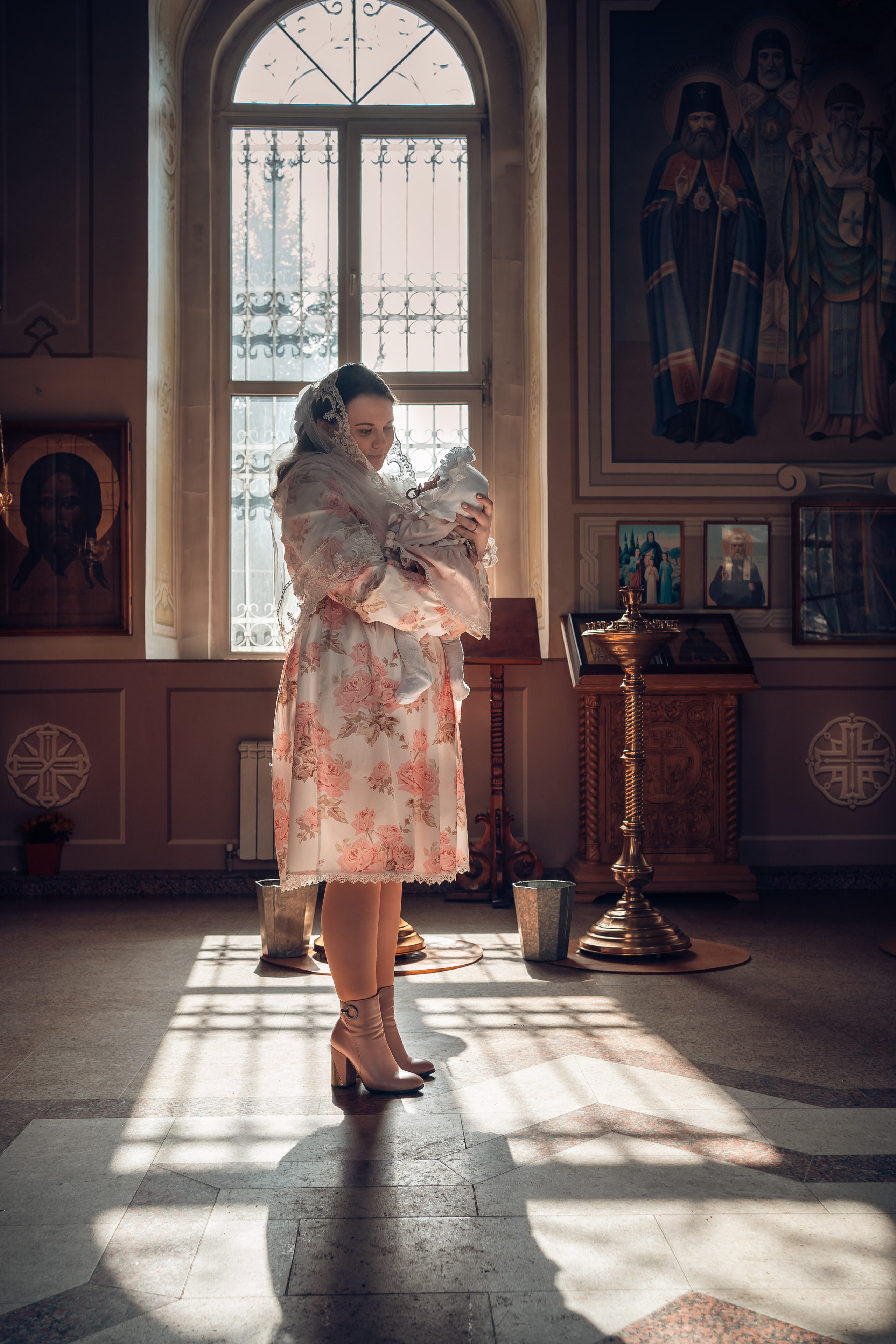 Крещение в Покровском (Феодосиевском) храме г. Тула. Церковный фотограф Севастополь