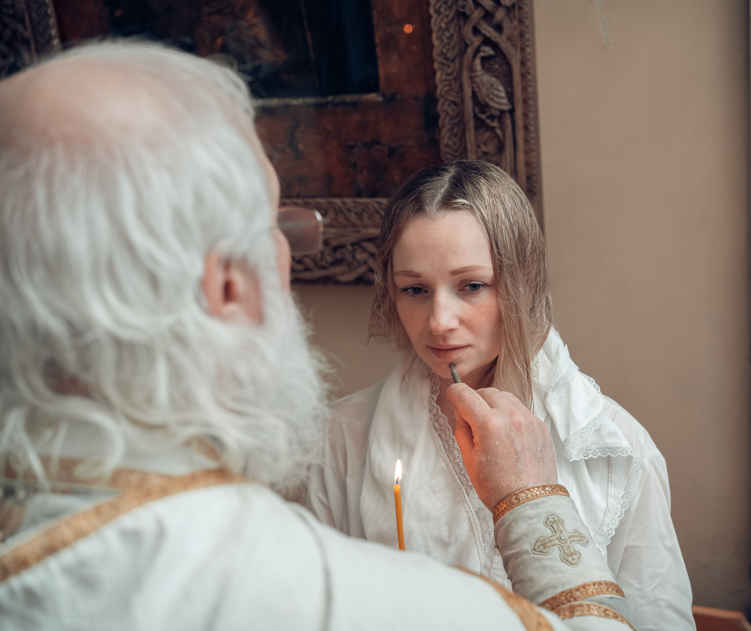 Крещение в Богоявленской церкви г. Венев. Церковный фотограф Севастополь