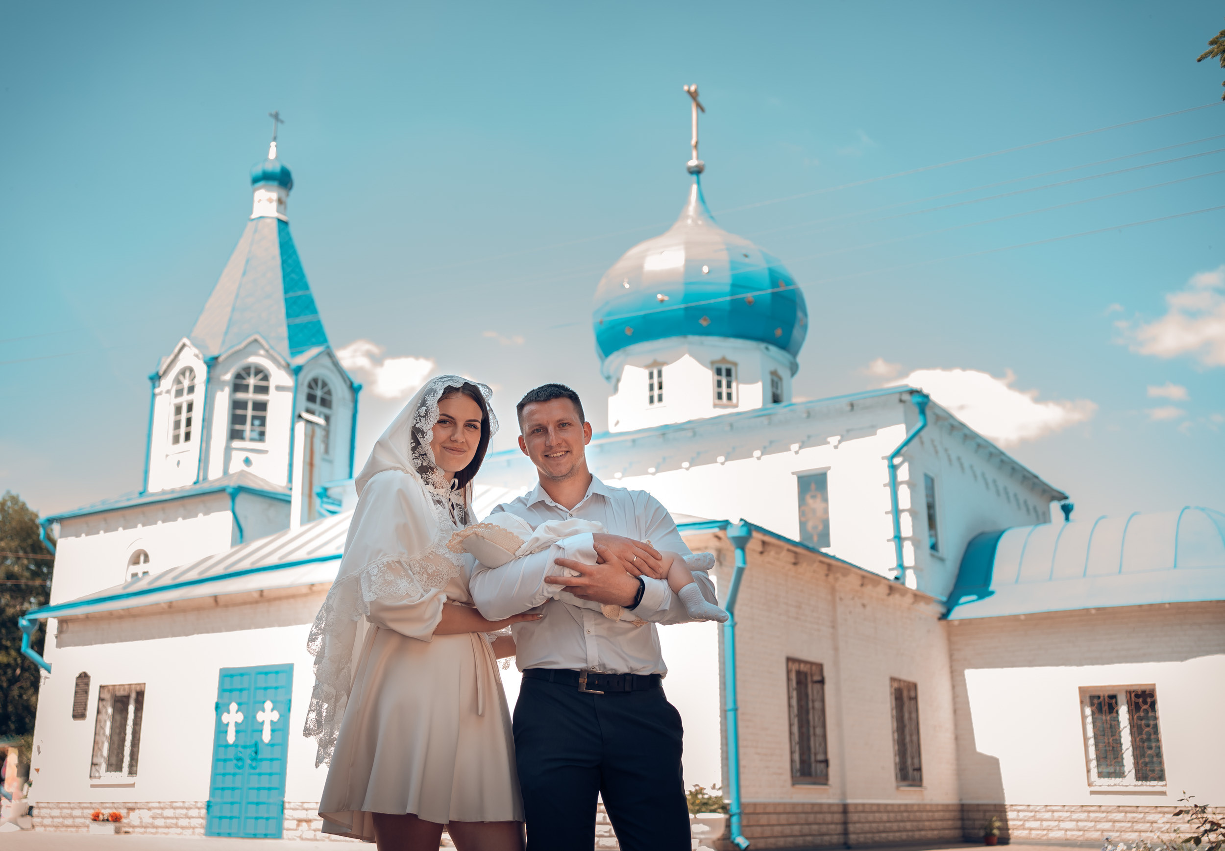 Крещение в церкви Всех Скорбящих радости г. Щекино. Церковный фотограф Севастополь