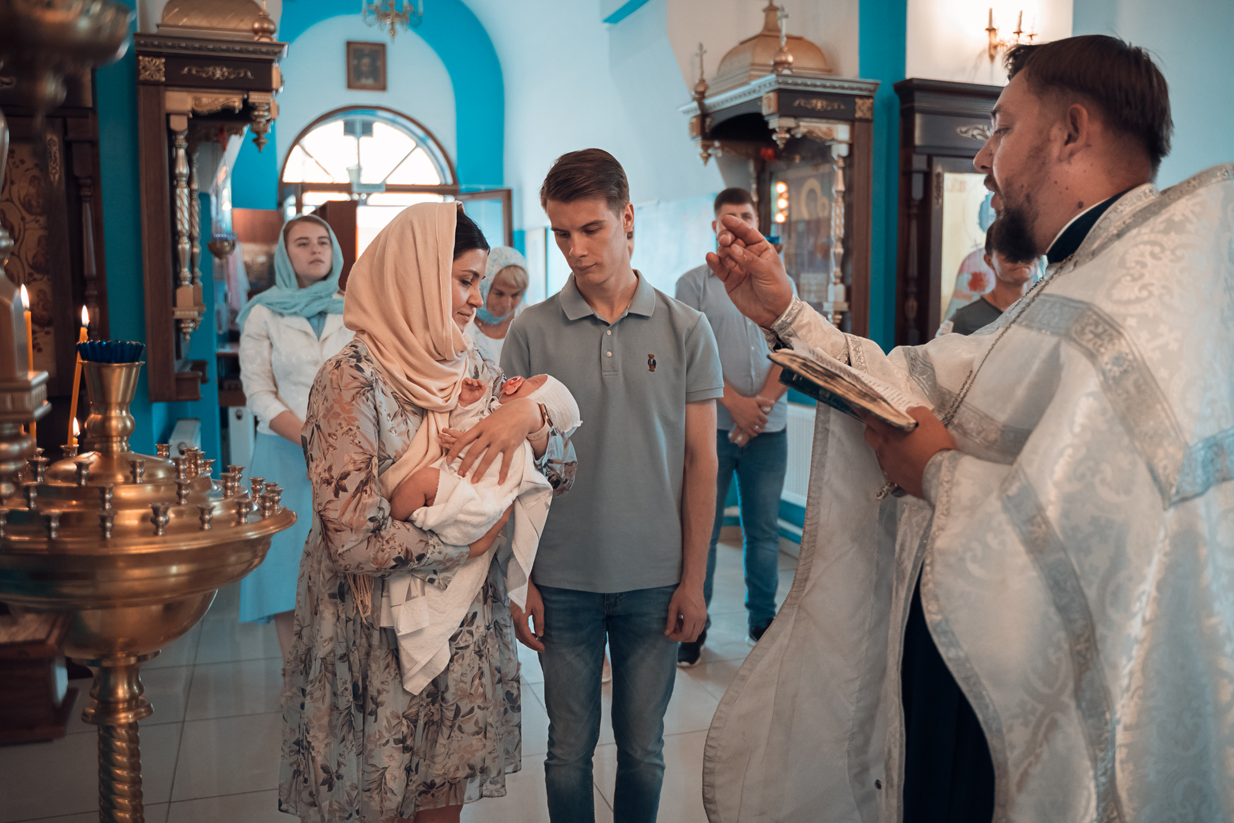 Крещение в Казанском храме. Церковный фотограф Севастополь
