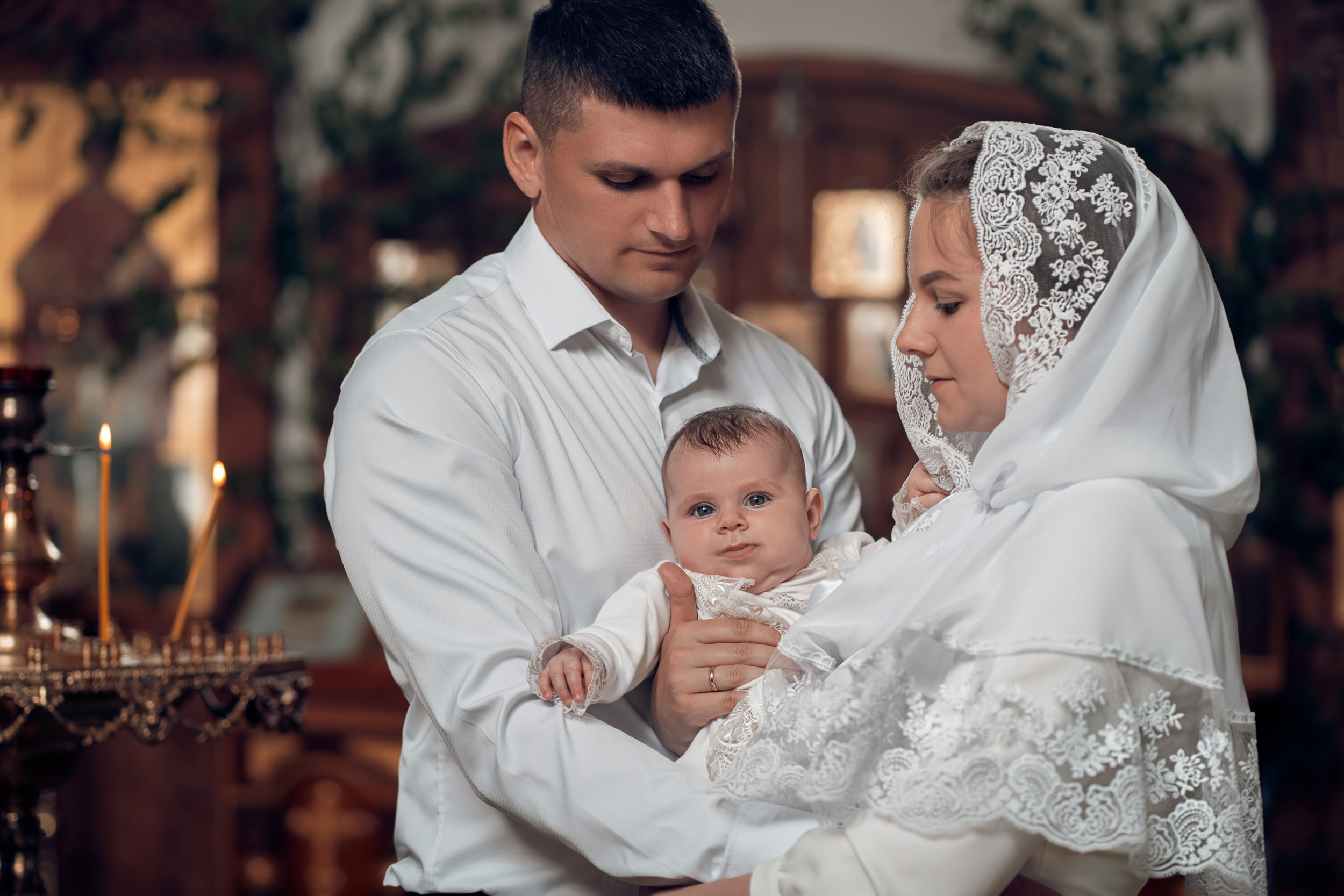 Крещение в Свято — Покровском храме с. Новопокровское. Церковный фотограф Севастополь