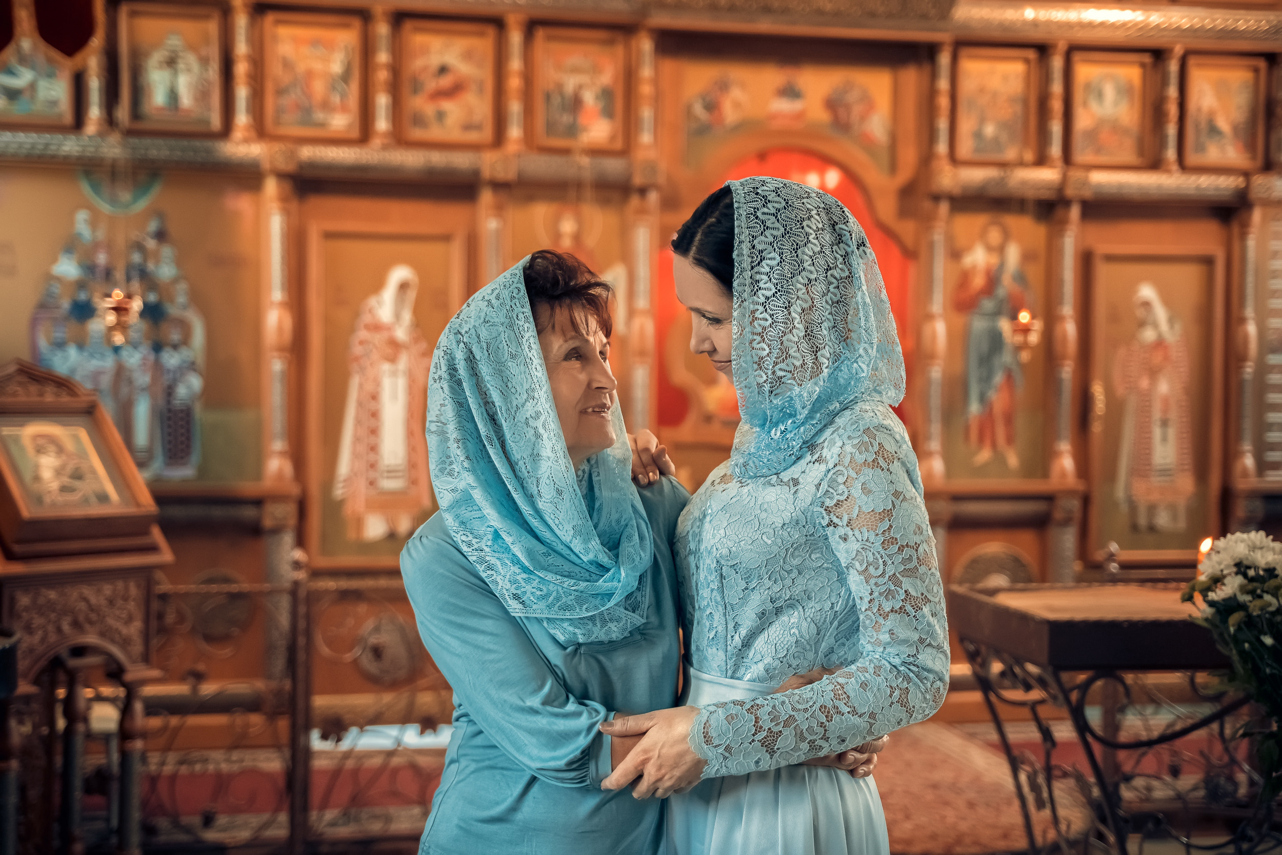 Венчание в храме Всех Святых г. Новомосковск. Церковный фотограф Севастополь